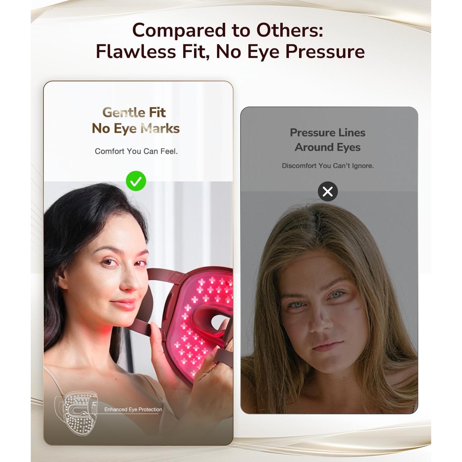 Máscara de Terapia de Luz Roja JOVS para la Cara - 4 Modos