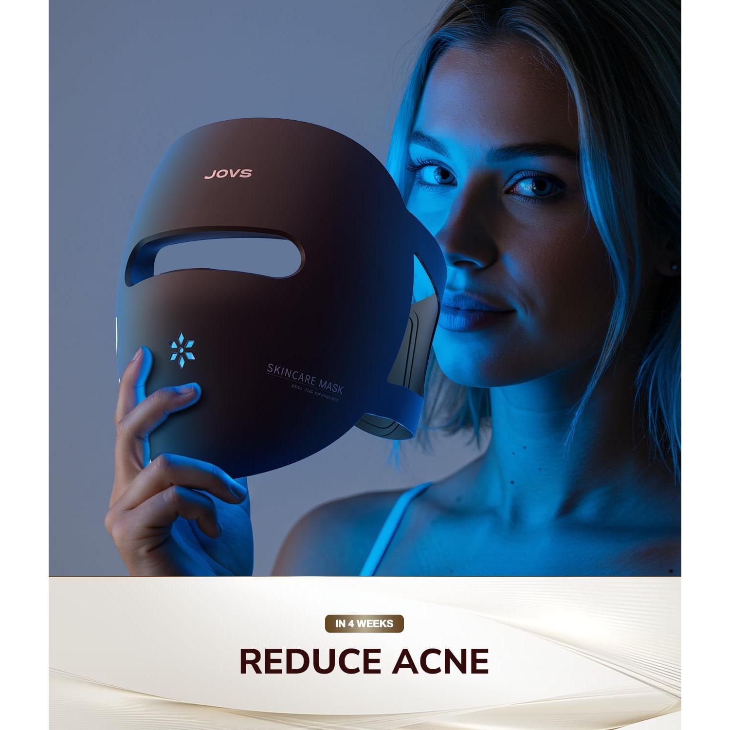 Máscara de Terapia de Luz Roja JOVS para la Cara - 4 Modos