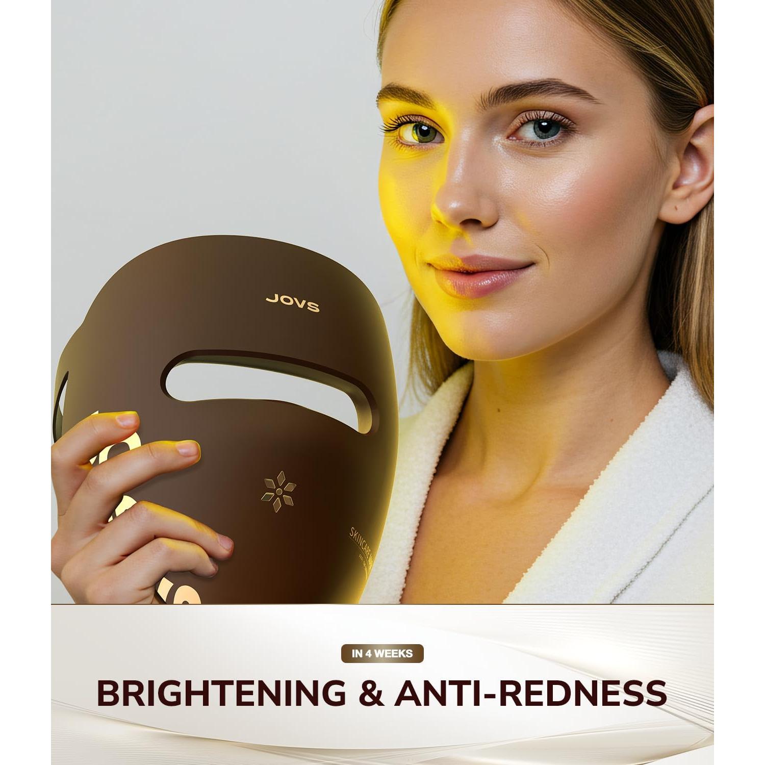 Máscara de Terapia de Luz Roja JOVS para la Cara - 4 Modos