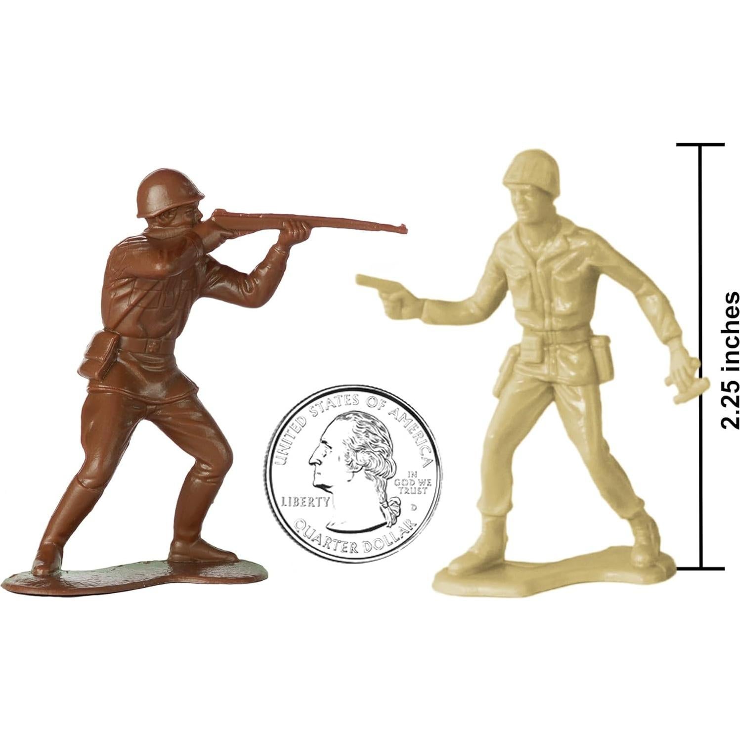 Figuras de Soldados de Plástico BMC 48pc Tormenta del Desierto