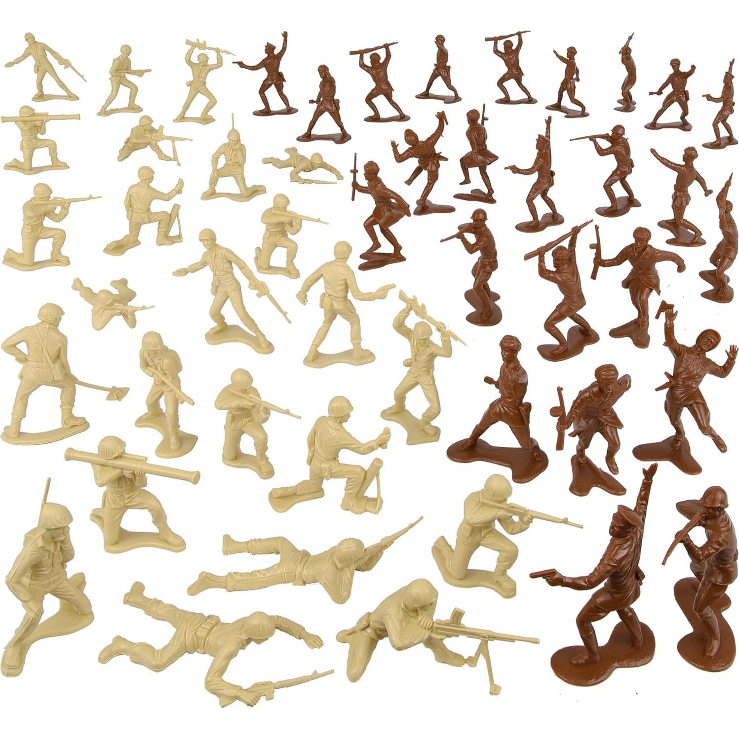 Figuras de Soldados de Plástico BMC 48pc Tormenta del Desierto