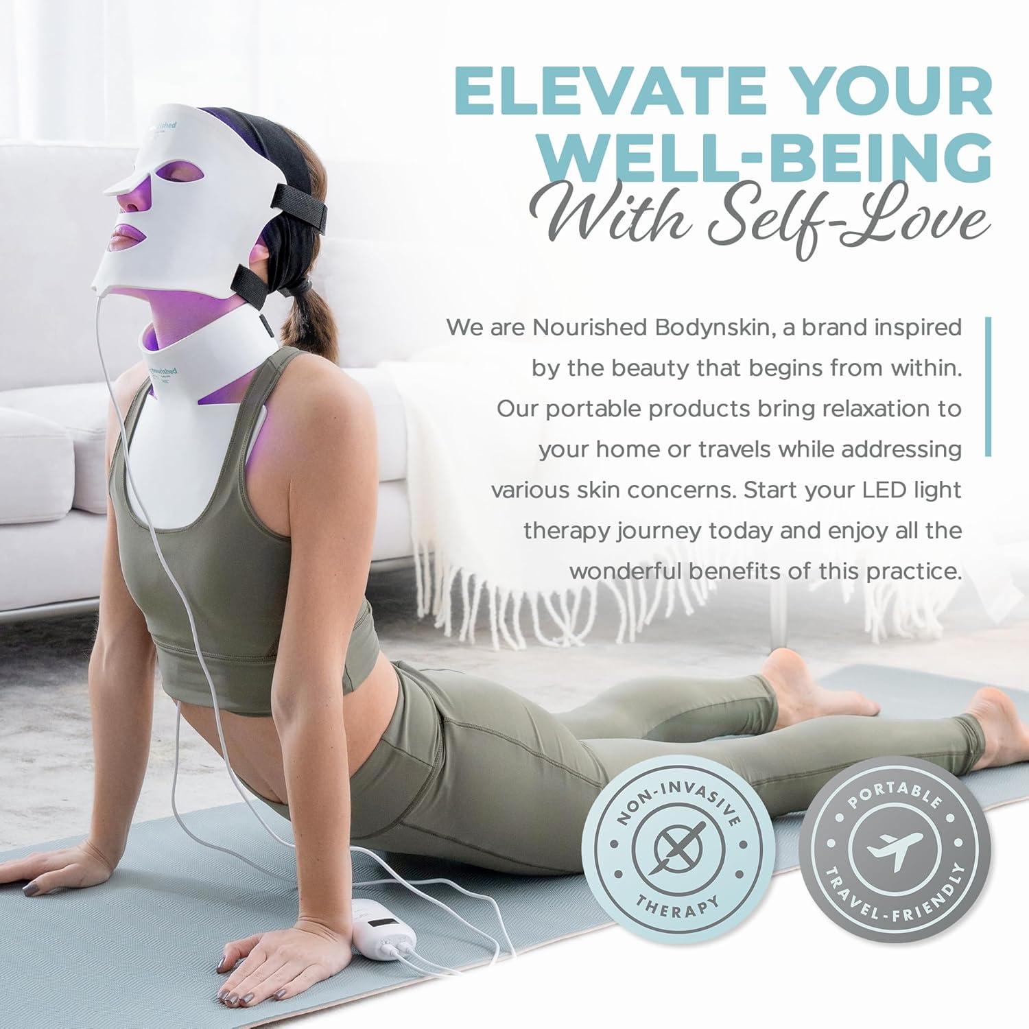 Máscara LED de Terapia de Luz Nourished Bodynskin NBS-5 228 LEDs