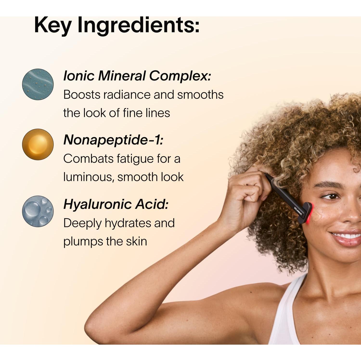 Suero Activador Solawave LightBoost 48.19 ml para Terapia de Luz Roja