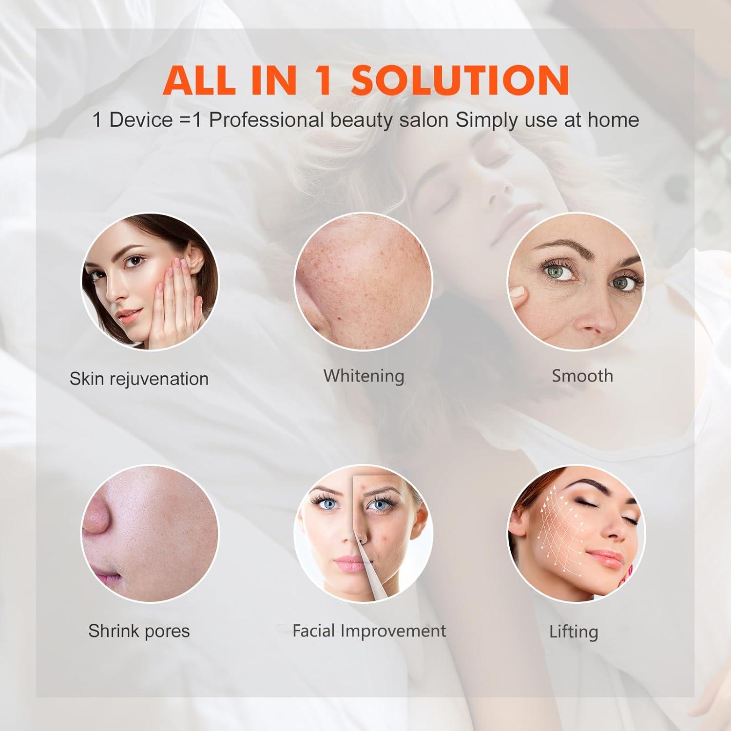 Máscara de Terapia de Luz LED Holsn G7 7 Colores con Spray