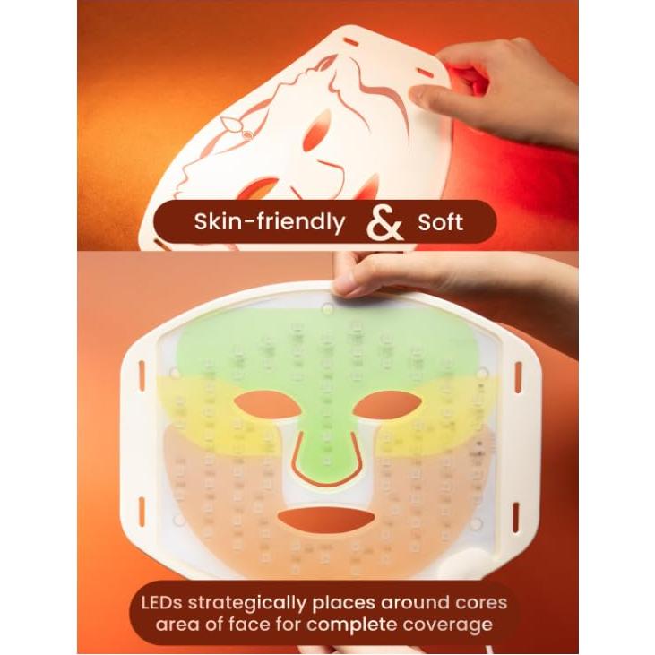 Máscara de Terapia de Luz Roja LAYNA para Arrugas y Piel Radiante