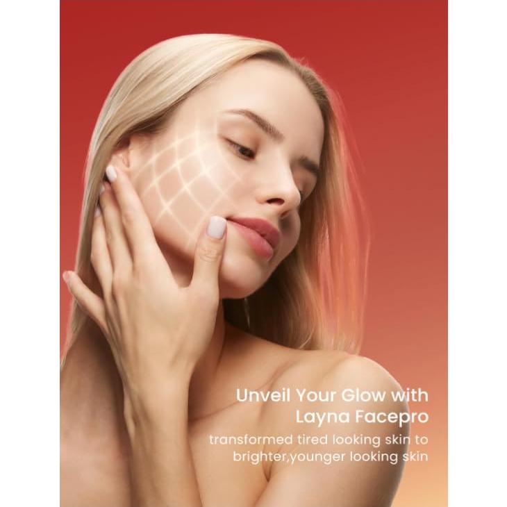 Máscara de Terapia de Luz Roja LAYNA para Arrugas y Piel Radiante