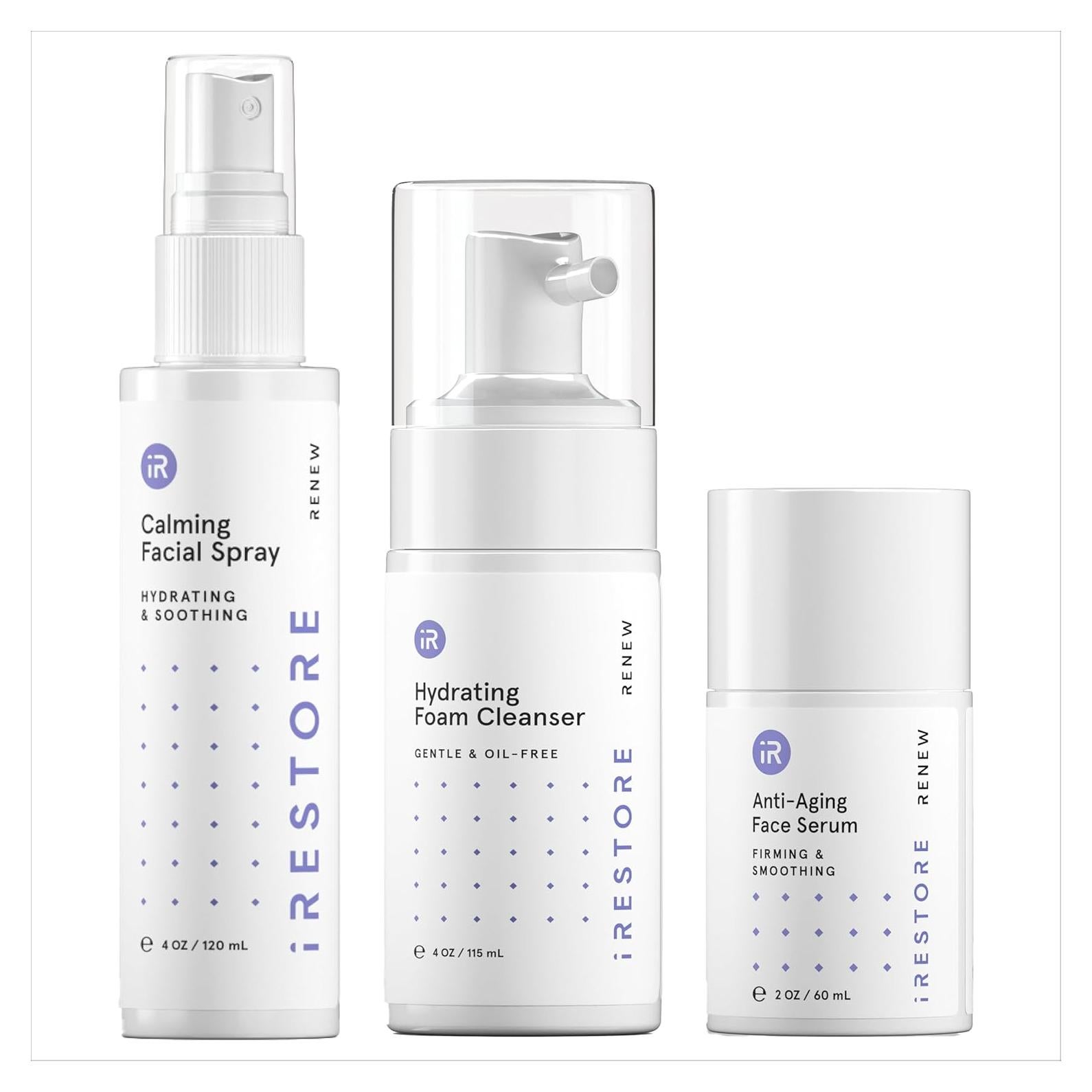 Kit de Cuidado de Piel iRESTORE 3 Pasos Hidratante