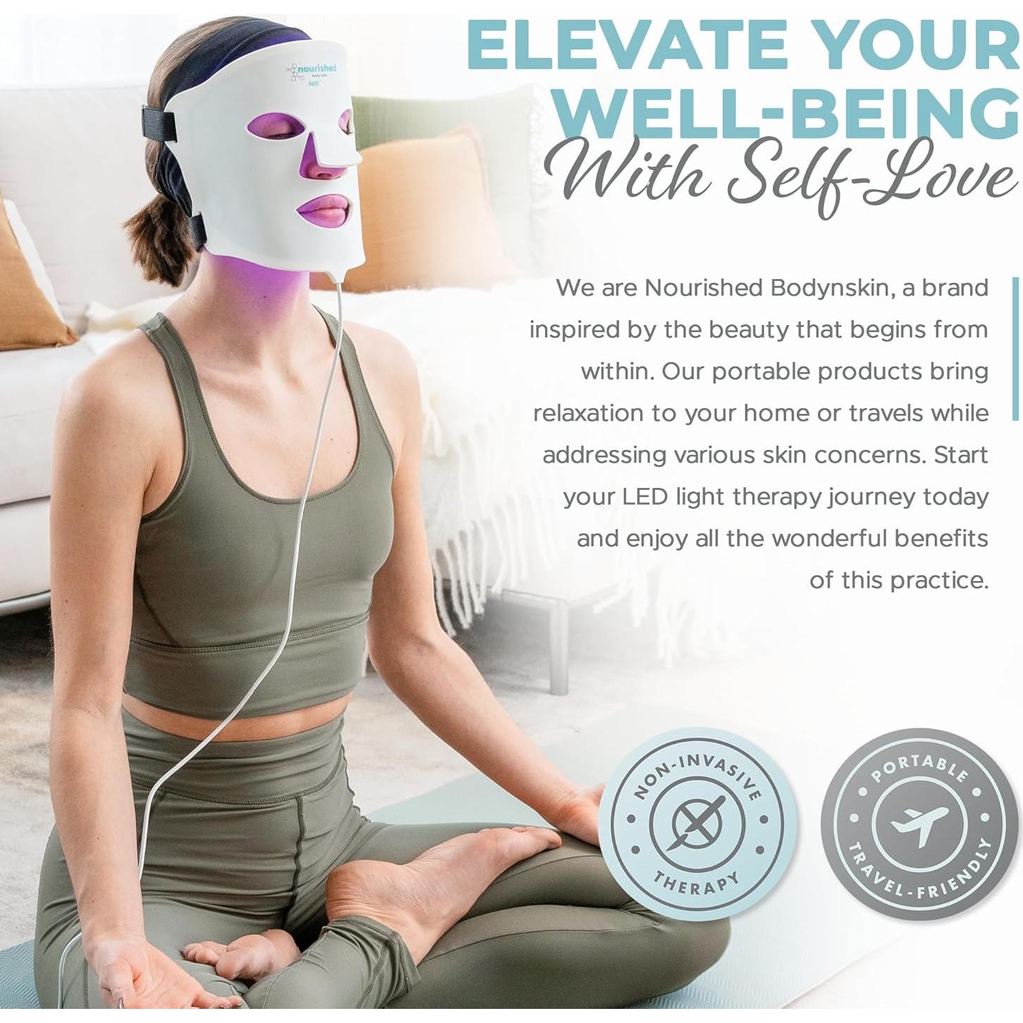 Mascarilla LED Terapia de Luz Nourished Bodynskin 114 LEDs