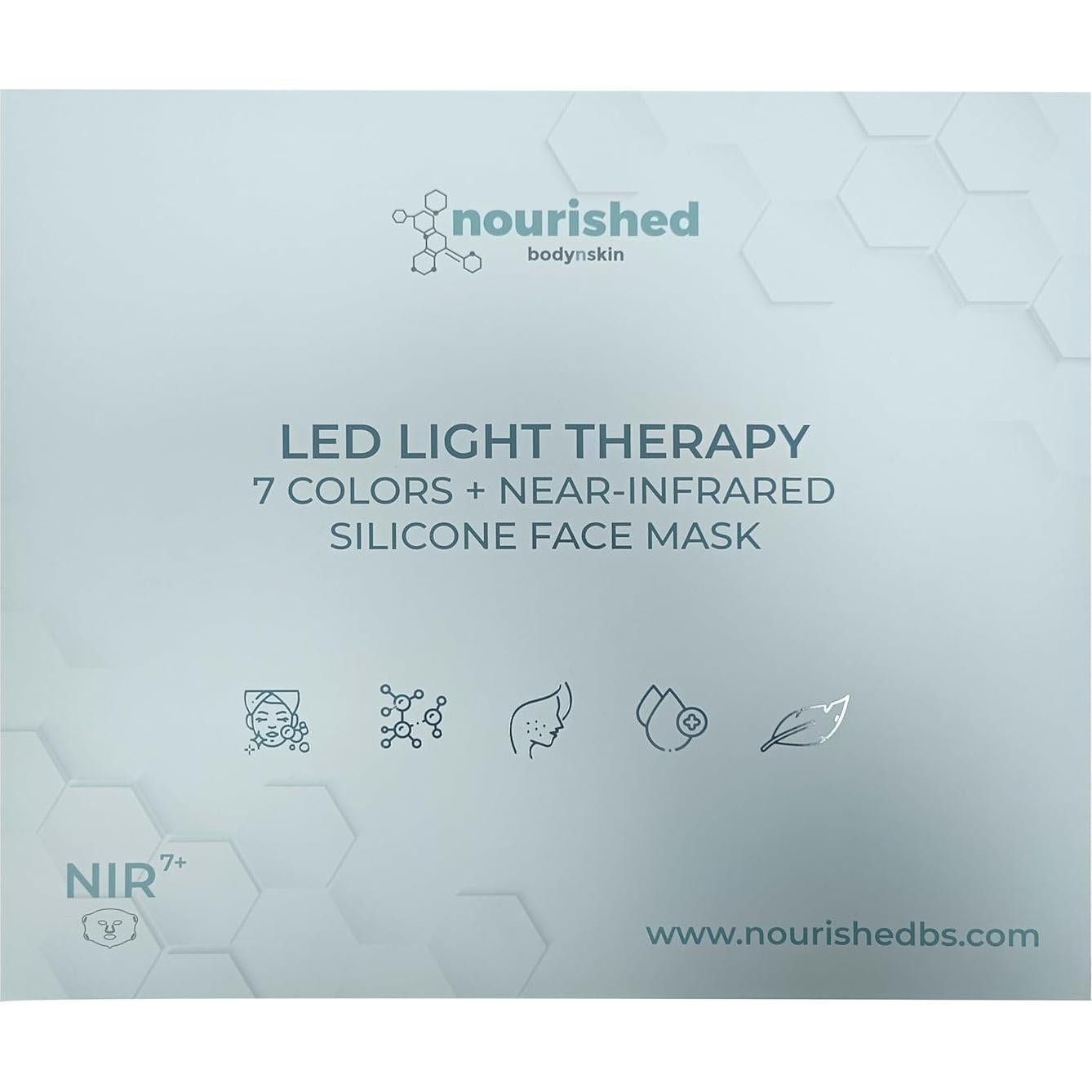 Mascarilla LED Terapia de Luz Nourished Bodynskin 114 LEDs