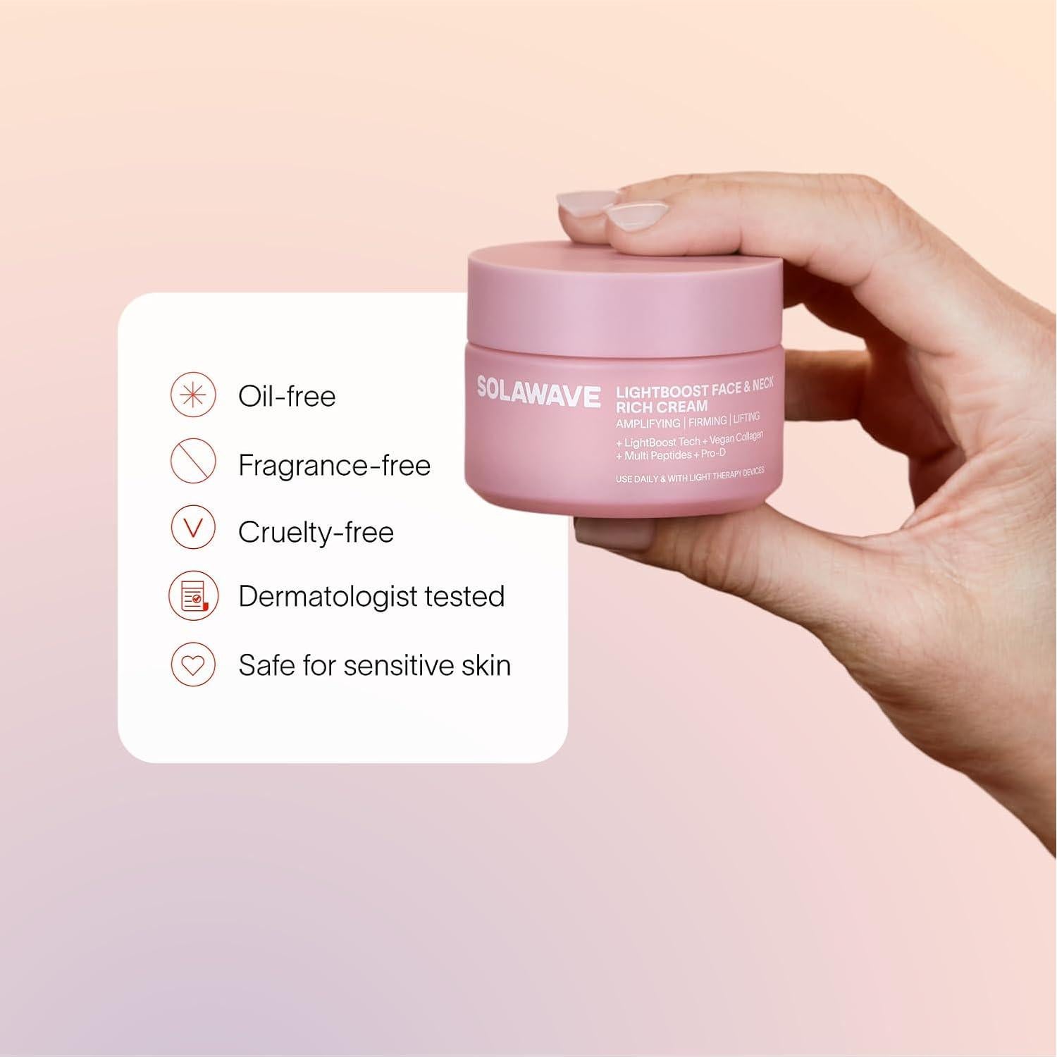 Crema Antienvejecimiento Solawave LightBoost 180ml