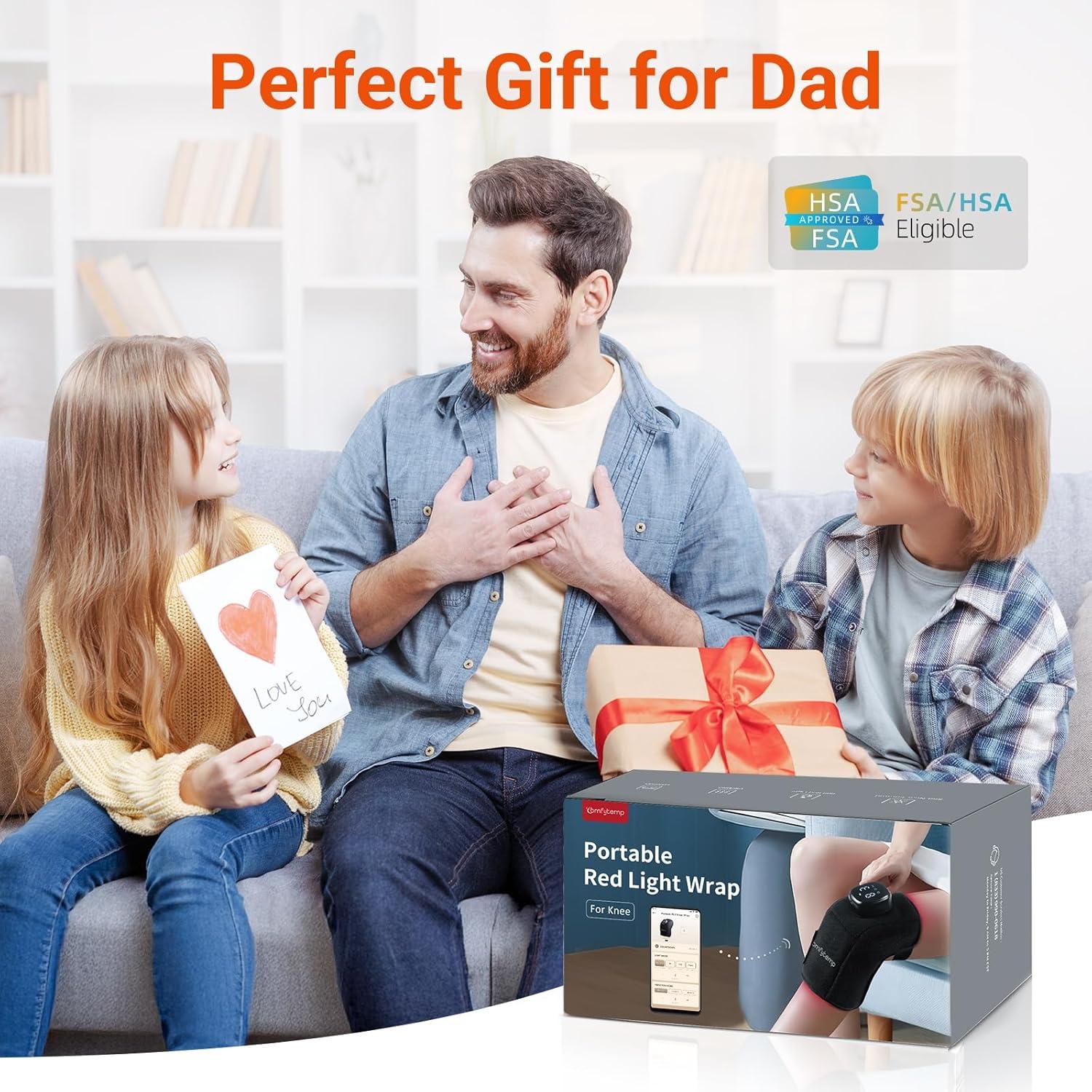 Faja de Terapia de Luz Roja Comfytemp para Rodilla Inalámbrica