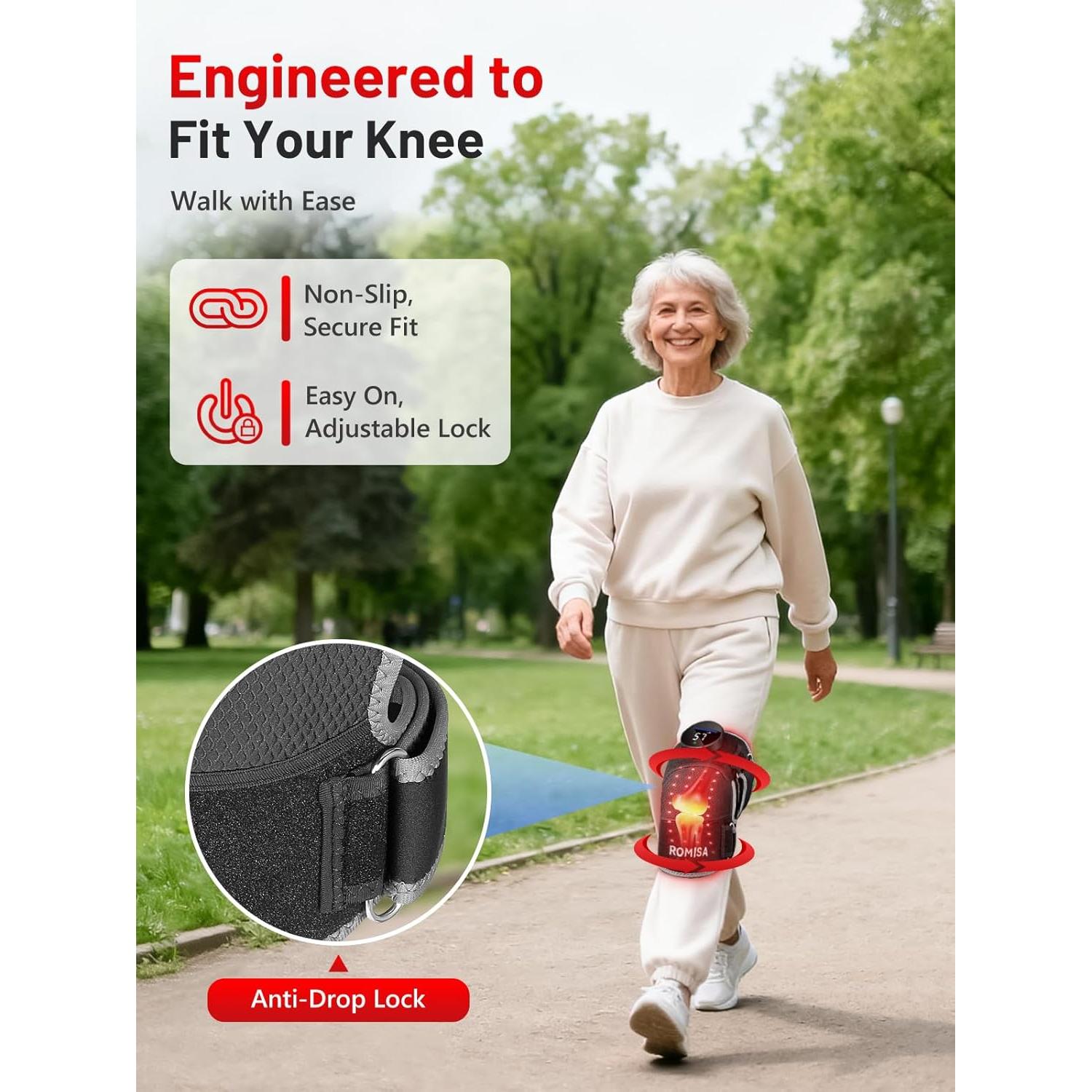 Férula de Terapia de Luz Roja ROMISA para Rodilla y Codo