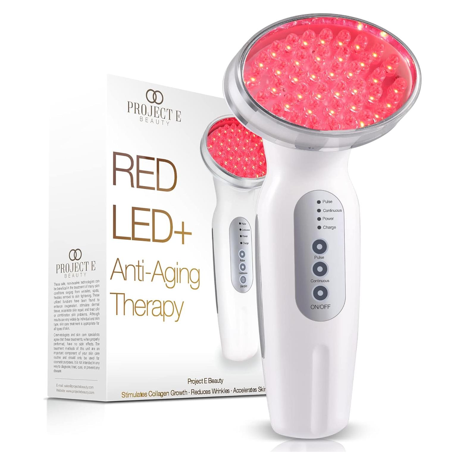 Terapia LED Roja Project E Beauty | Anti-Envejecimiento | Portátil