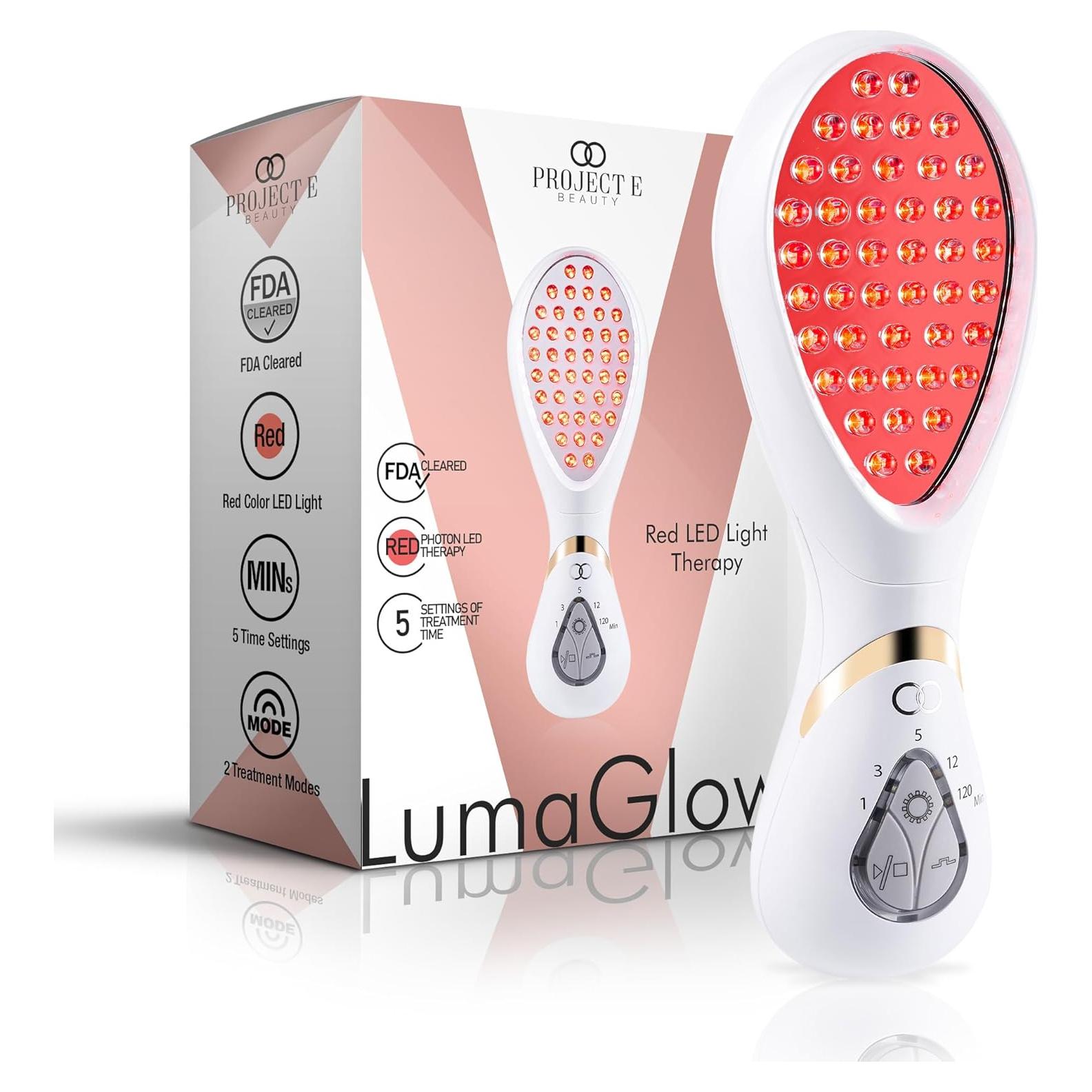 LumaGlow Luz LED Roja Project E Beauty - Terapia Antienvejecimiento