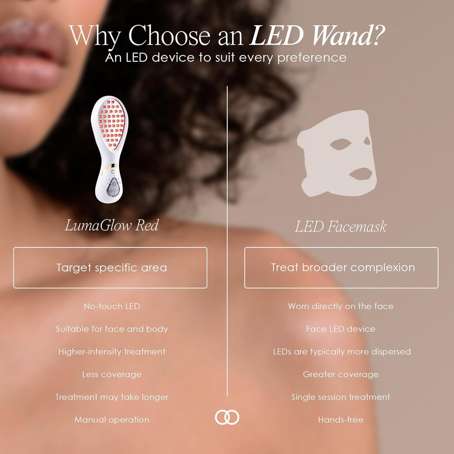 LumaGlow Luz LED Roja Project E Beauty - Terapia Antienvejecimiento