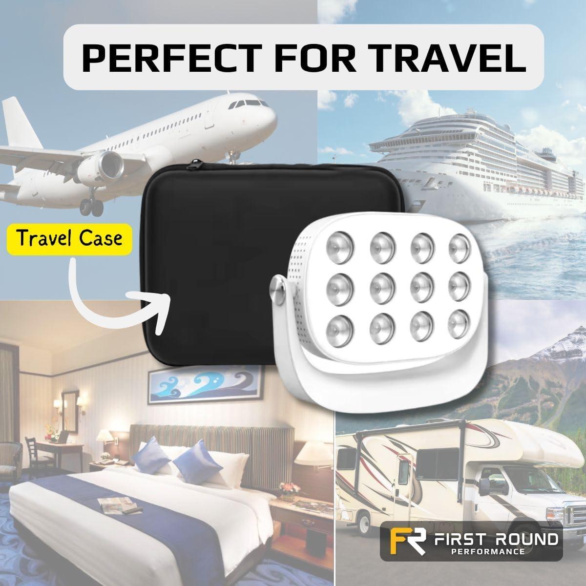 Kit Terapia Luz Roja Portátil First Round FRP 650nm 850nm