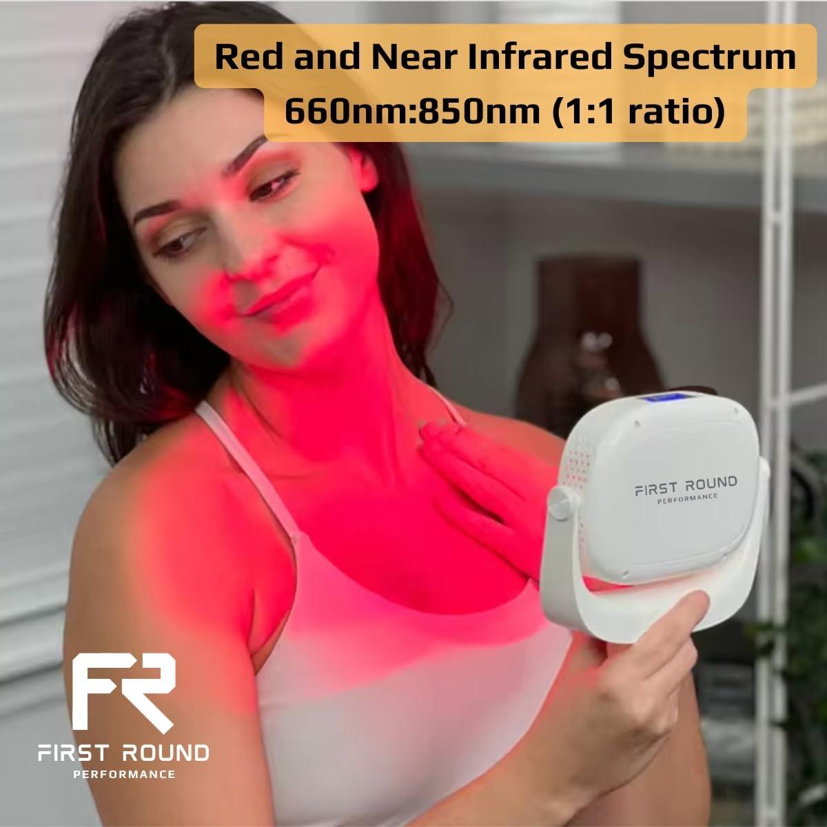 Kit Terapia Luz Roja Portátil First Round FRP 650nm 850nm