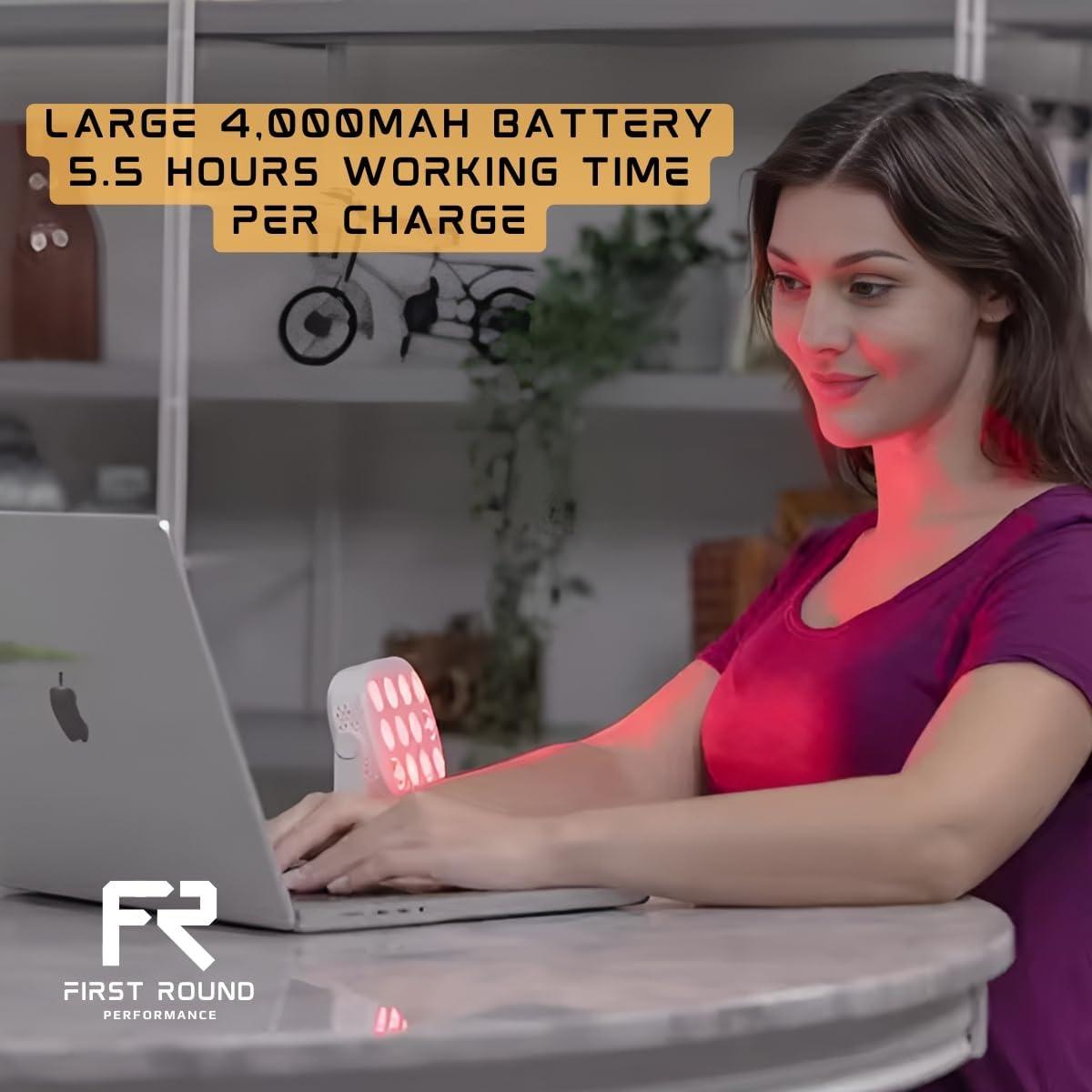 Kit Terapia Luz Roja Portátil First Round FRP 650nm 850nm