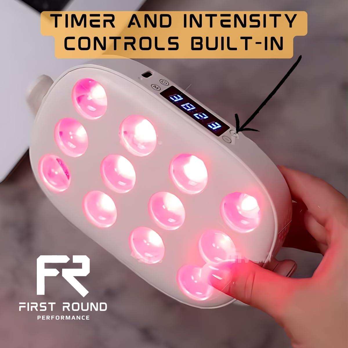 Kit Terapia Luz Roja Portátil First Round FRP 650nm 850nm