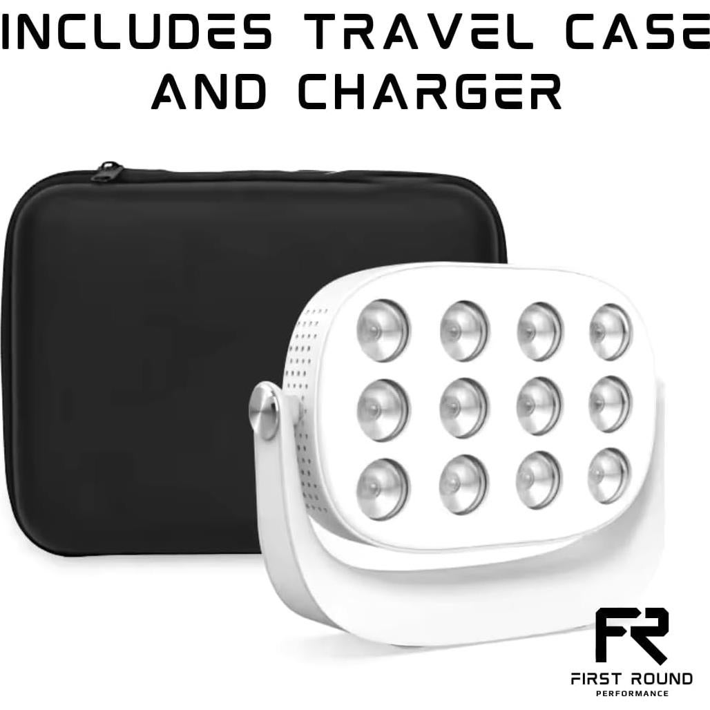 Kit Terapia Luz Roja Portátil First Round FRP 650nm 850nm