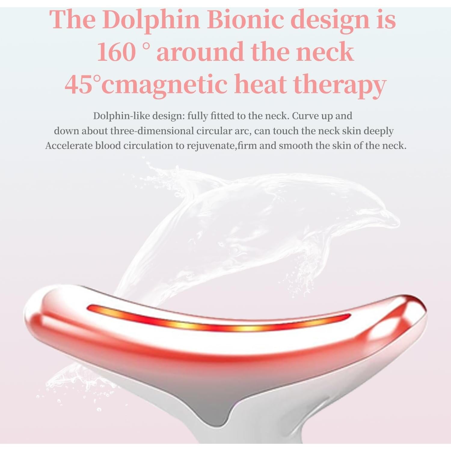 Masajeador Facial Lilatyu LED 7 Colores Antienvejecimiento