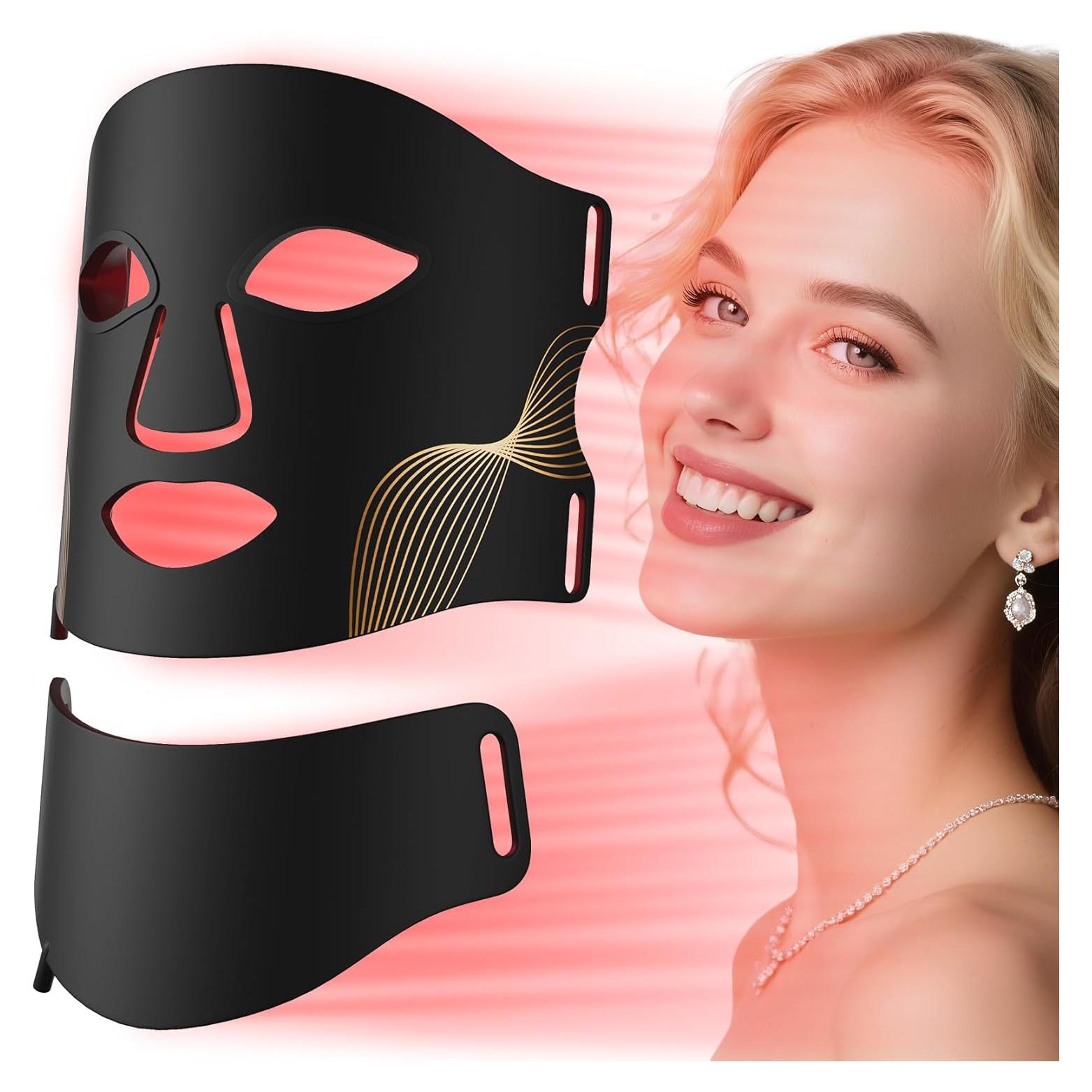 Máscara de Terapia de Luz LED FOLOKE para Cuidado de la Piel