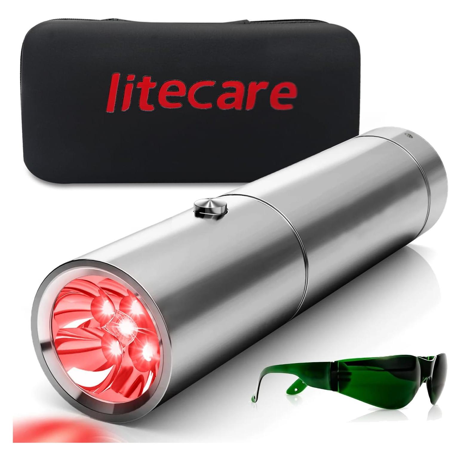 Varita Terapia Luz Roja LITECARE 5 LEDs Alivio Dolor