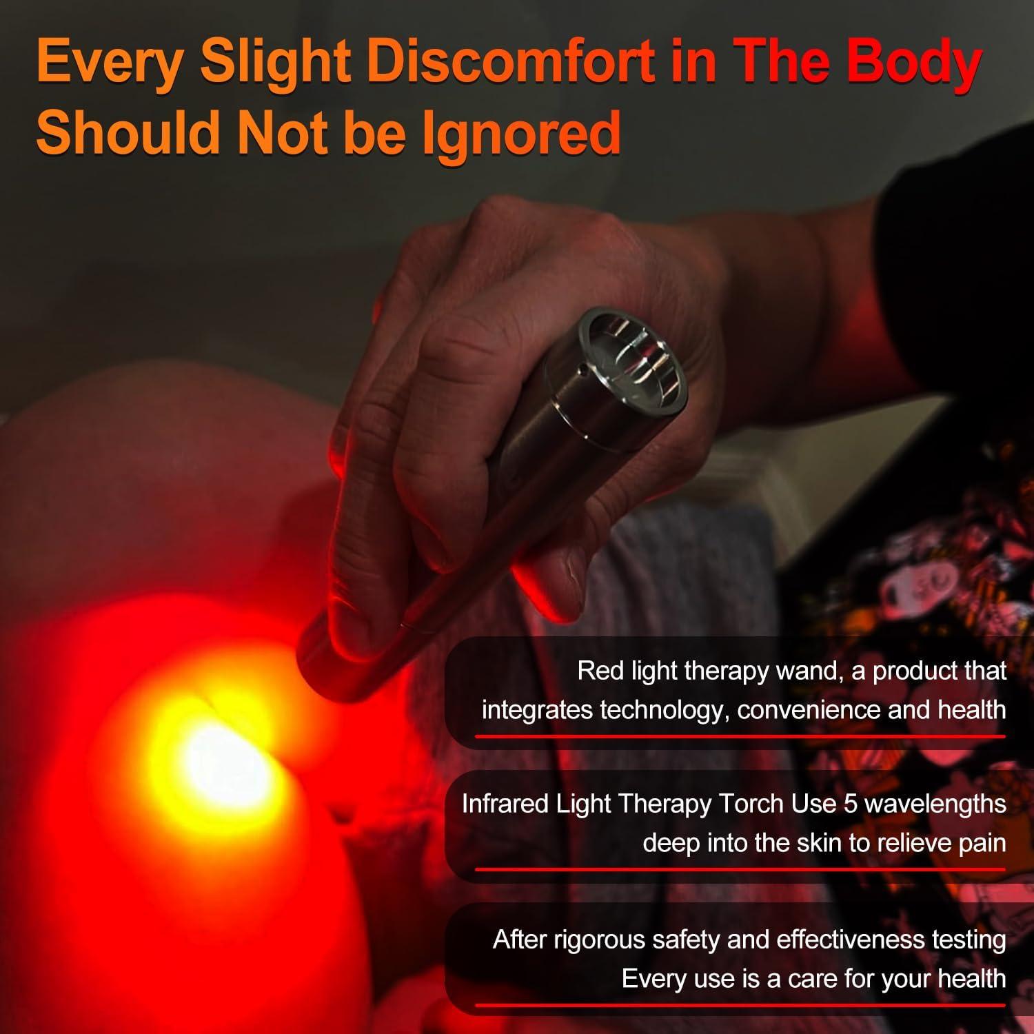 Varita Terapia Luz Roja LITECARE 5 LEDs Alivio Dolor