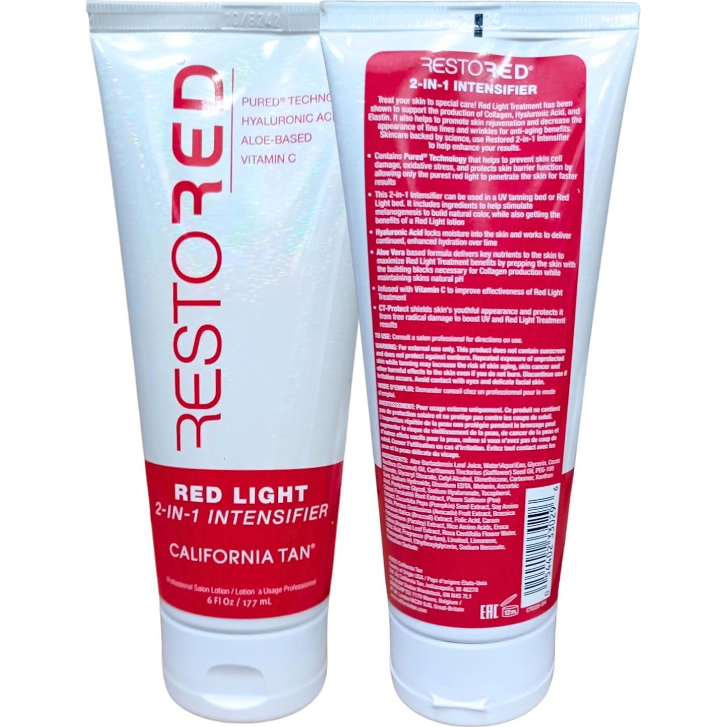 California Tan Restored 2-en-1 Intensificador Bronceado 170g