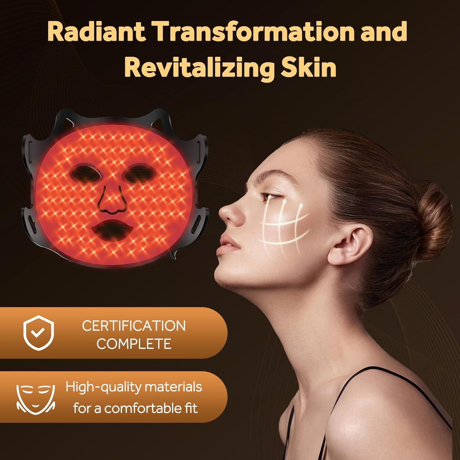 Máscara de Terapia de Luz LED Sunegg FM-01 para Cuidado Facial