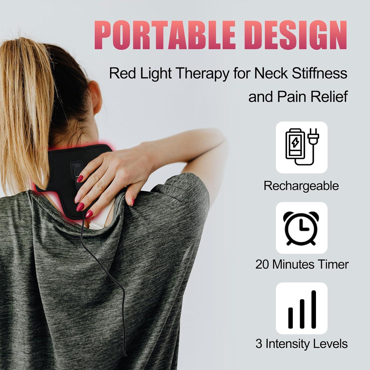 Cinturón de Terapia de Luz Roja Tamthna 5000mAh Infrarrojo