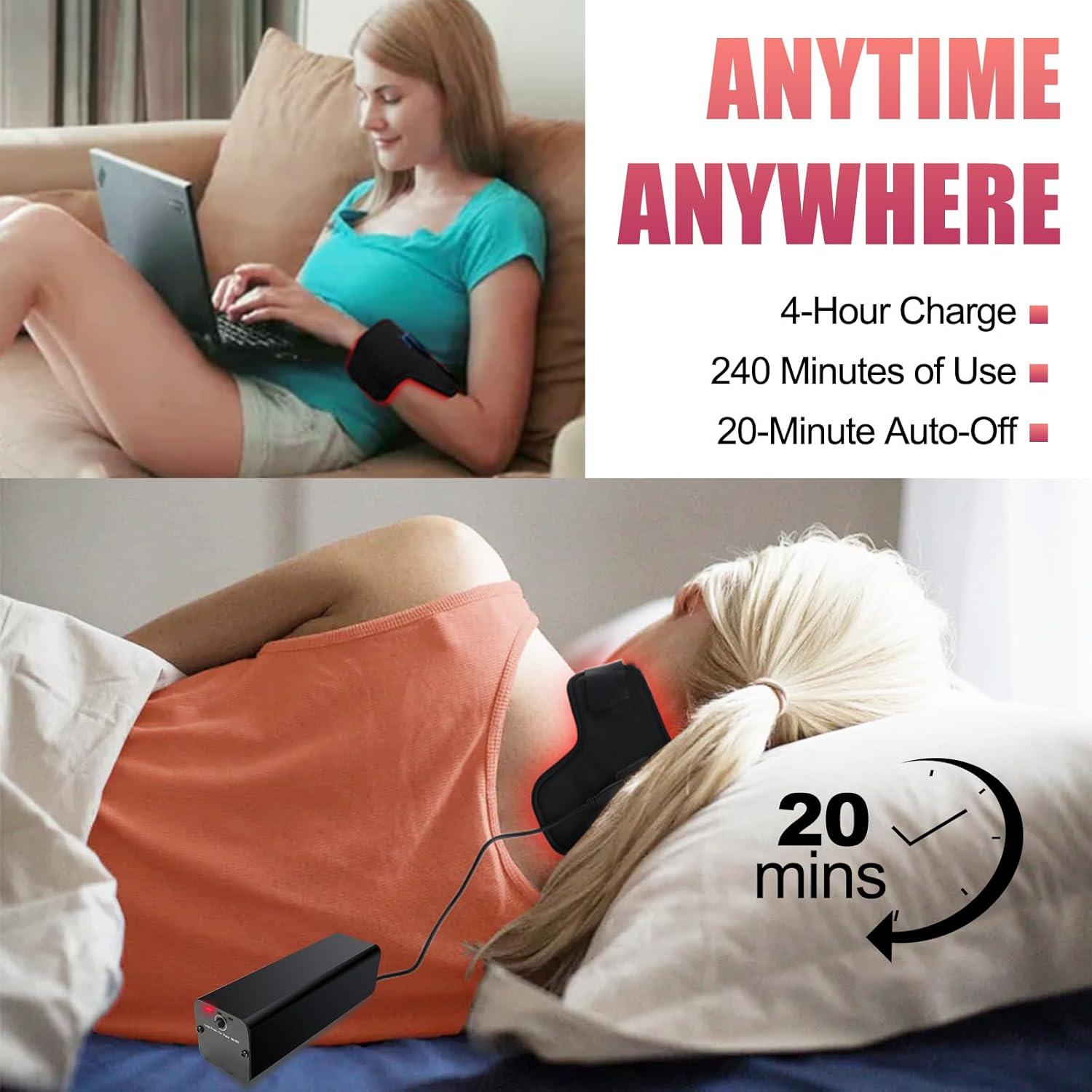 Cinturón de Terapia de Luz Roja Tamthna 5000mAh Infrarrojo