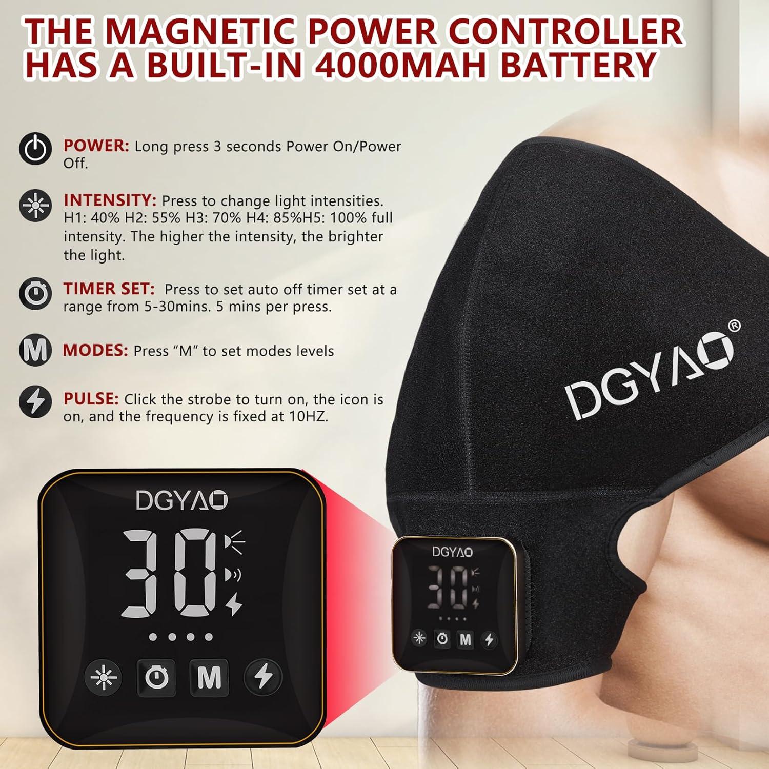 Terapia de Luz Roja Inalámbrica TUOYR para Alivio de Dolor