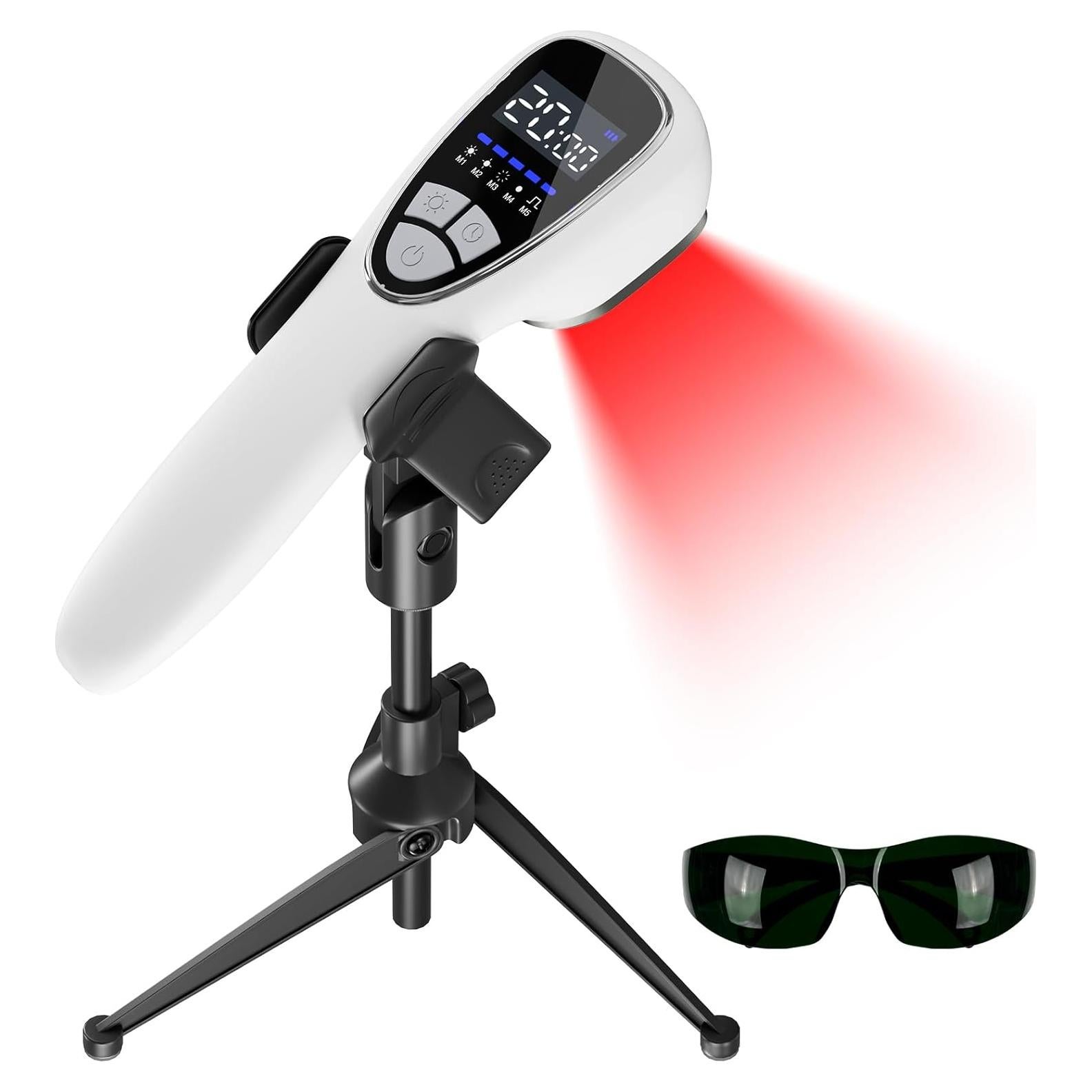 Terapia de Luz Roja Anyork 6x808nm + 12x650nm Alivio Dolor