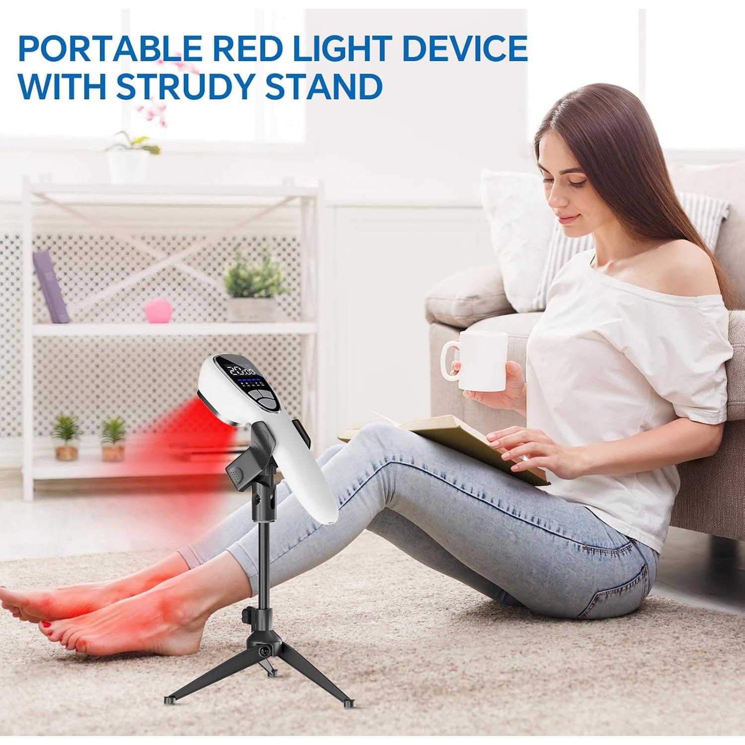 Terapia de Luz Roja Anyork 6x808nm + 12x650nm Alivio Dolor