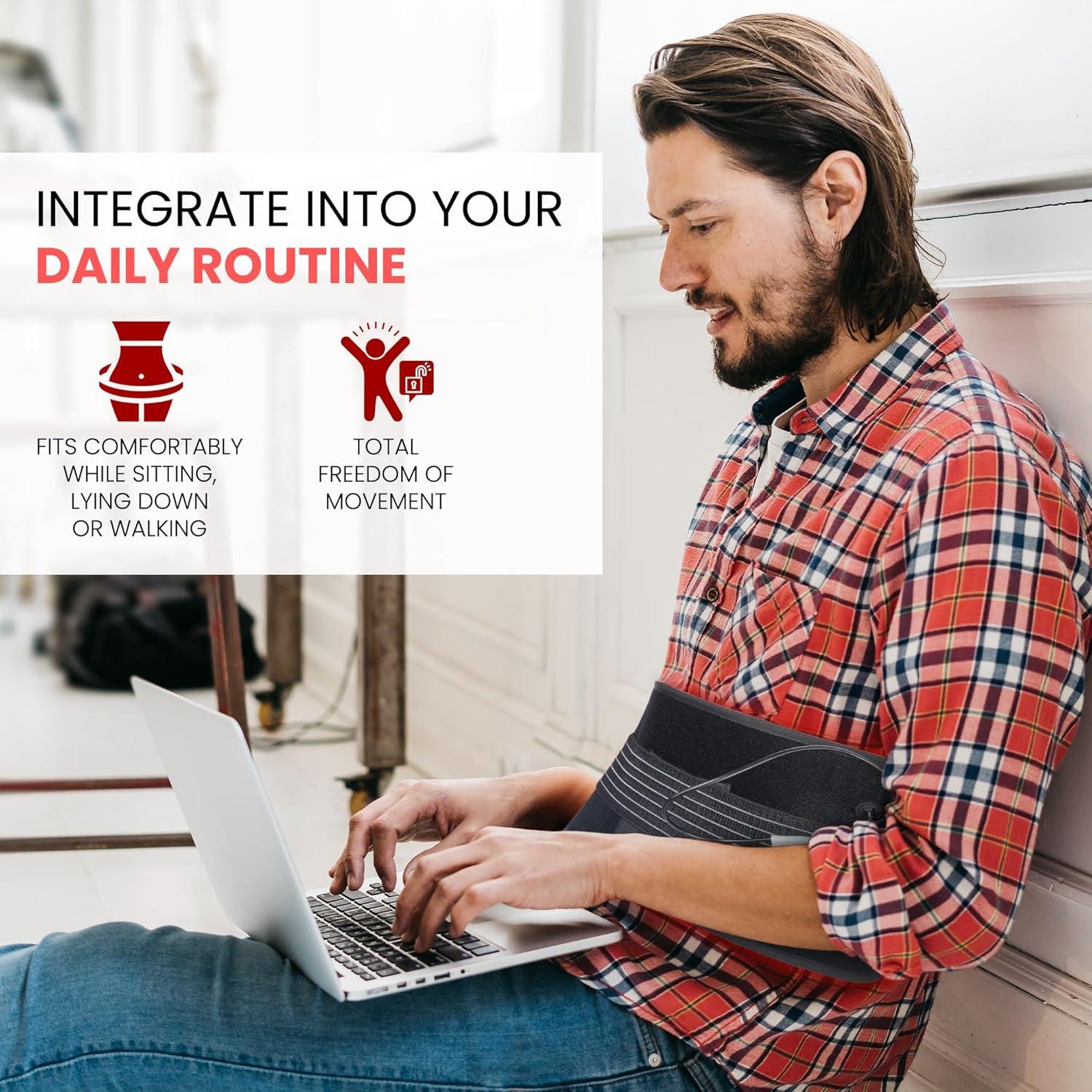 Cinturón de Terapia de Luz Roja JWAY 660nm y 850nm