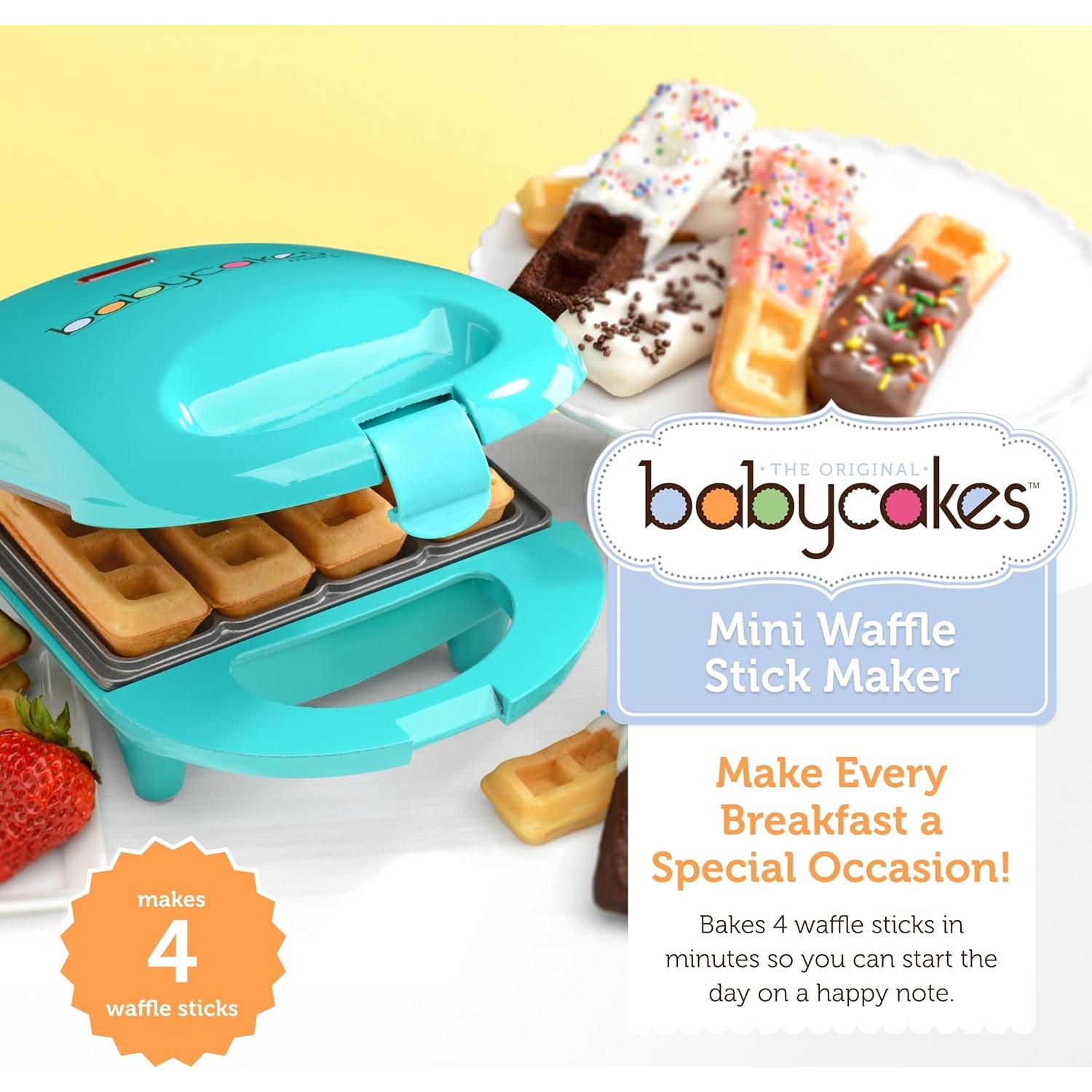 Mini Waffle Stick Maker Babycakes - 4 Waffles en 5 min