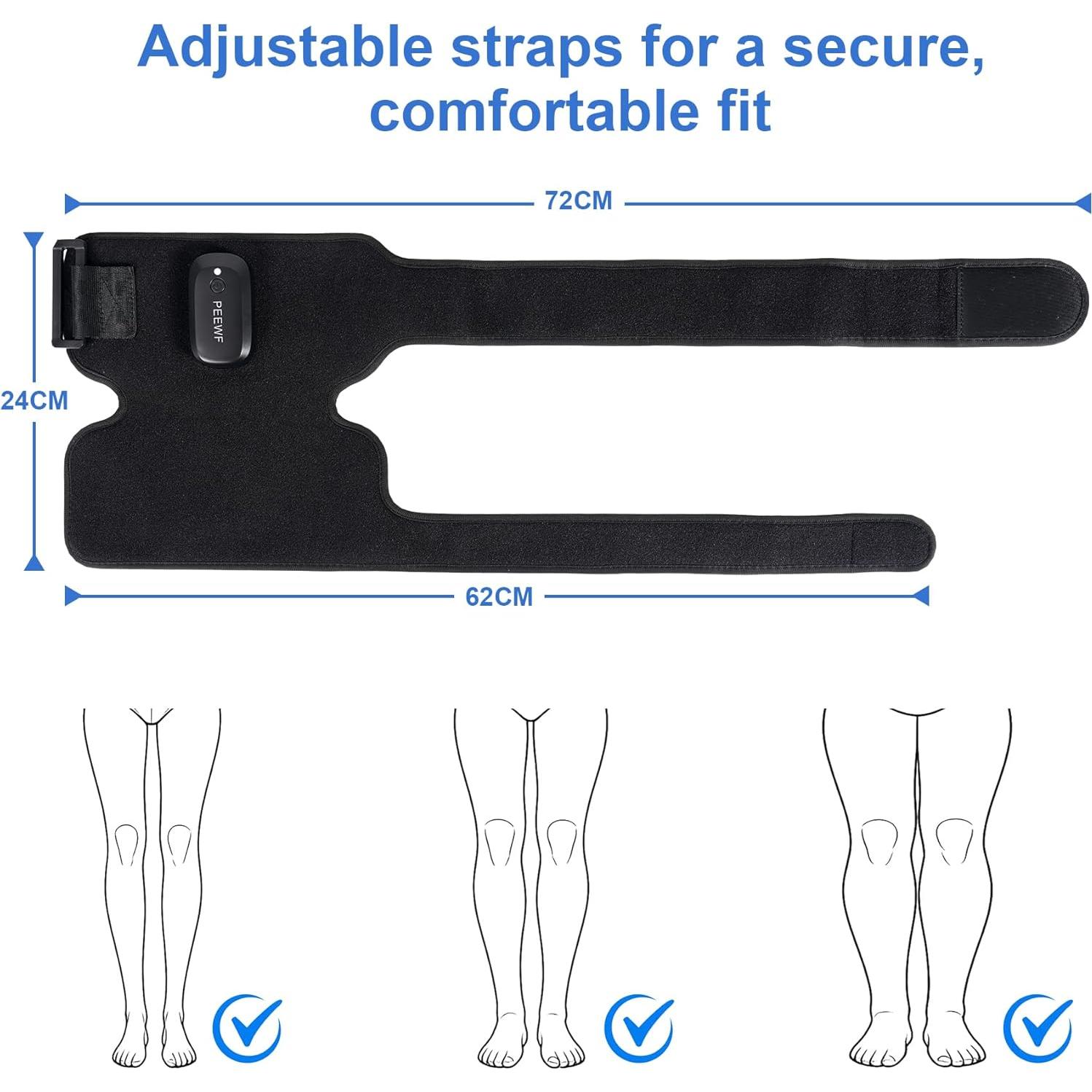 Almohadilla Terapia Luz Roja Inalámbrica PEEWF para Rodilla