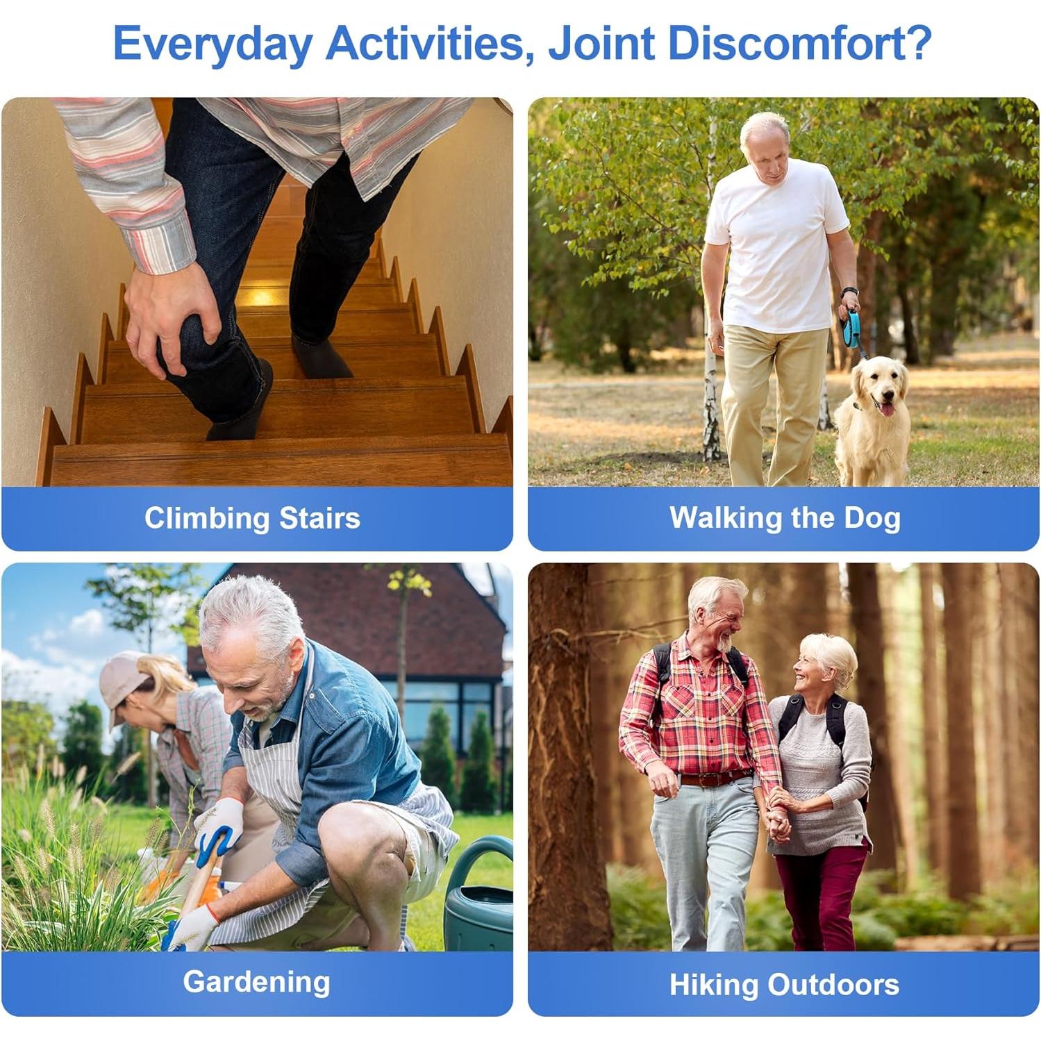 Almohadilla Terapia Luz Roja Inalámbrica PEEWF para Rodilla