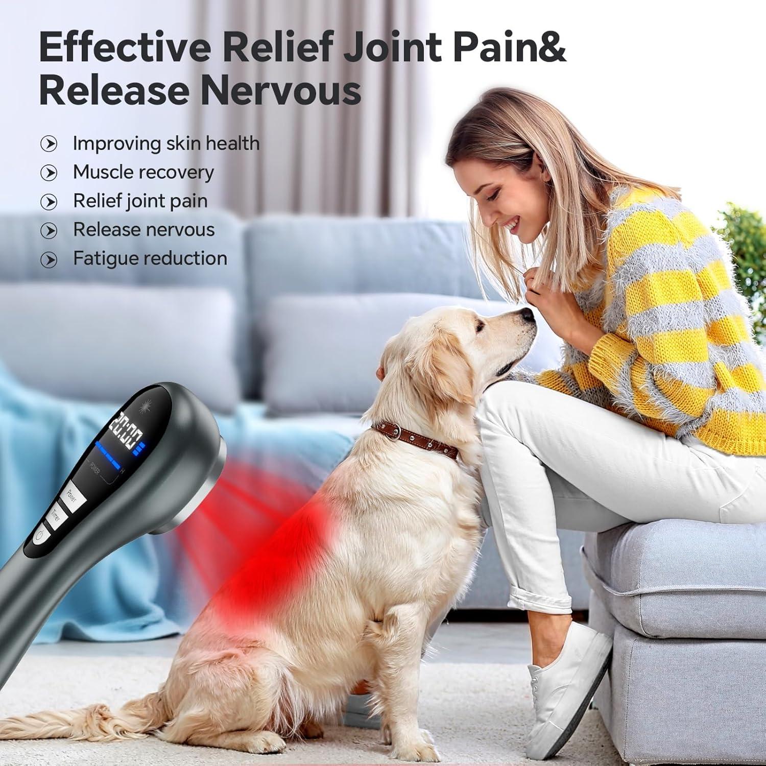 Terapia de Luz Roja Okyna L6 Alivio Dolor Articulaciones 650nm 808nm