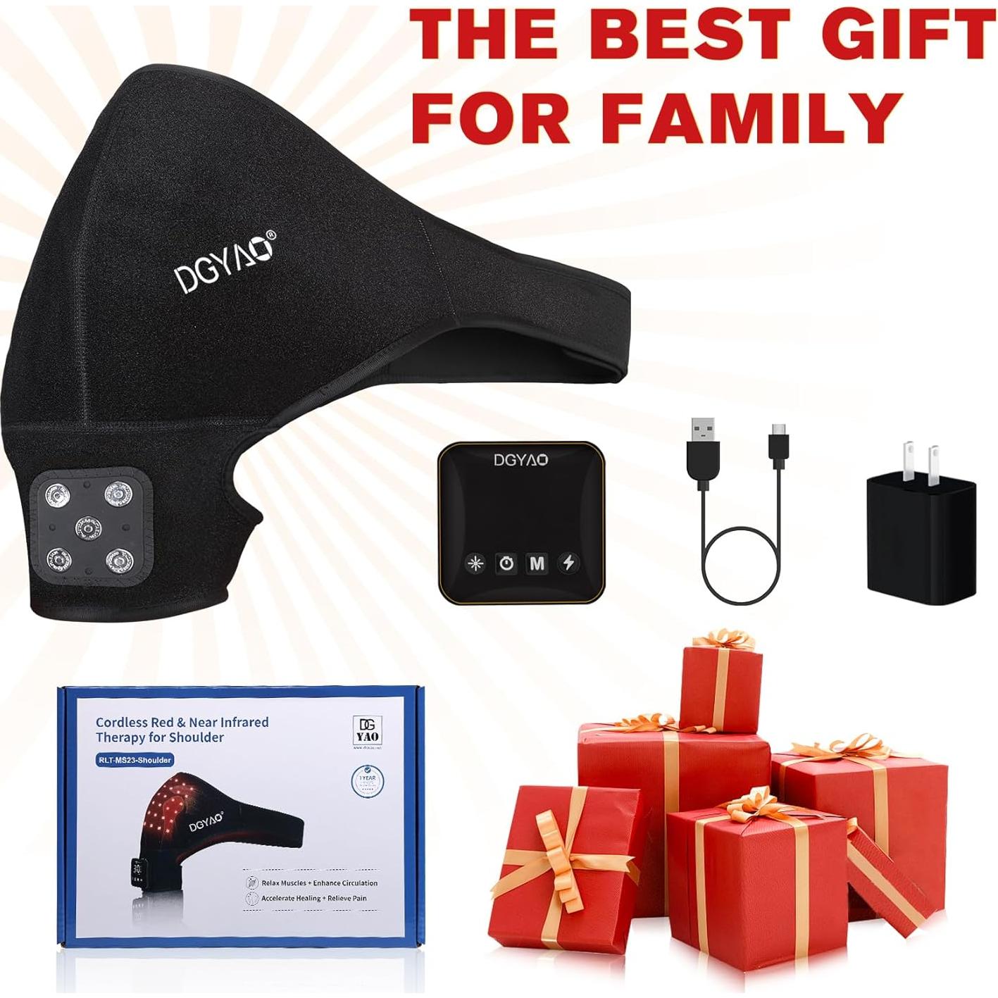 Terapia de Luz Roja Inalámbrica DGQY para Hombro 4000mAh