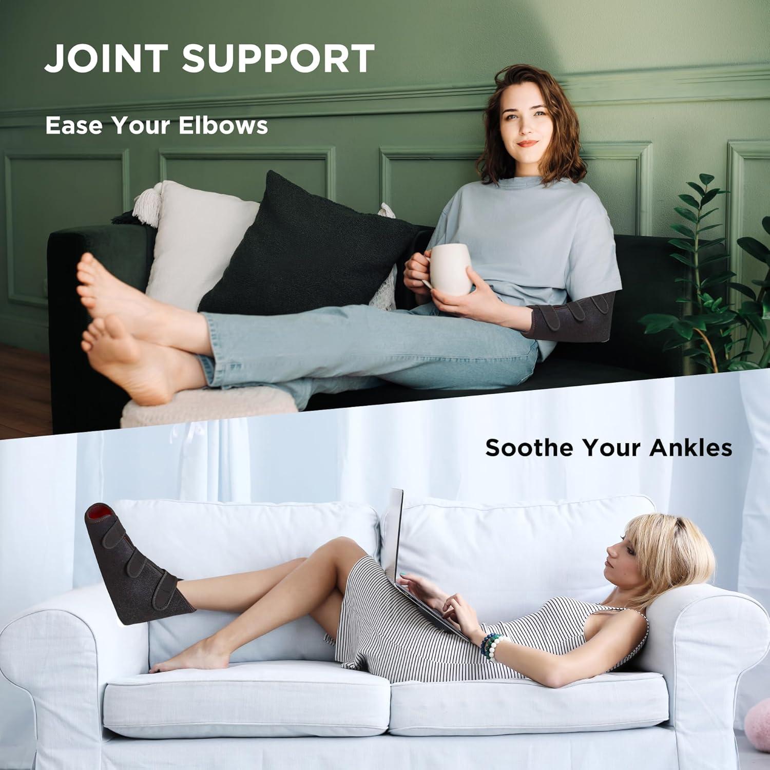 Terapia de Luz Infrarroja Roja EpixCare para Pies - Calcetines Térmicos