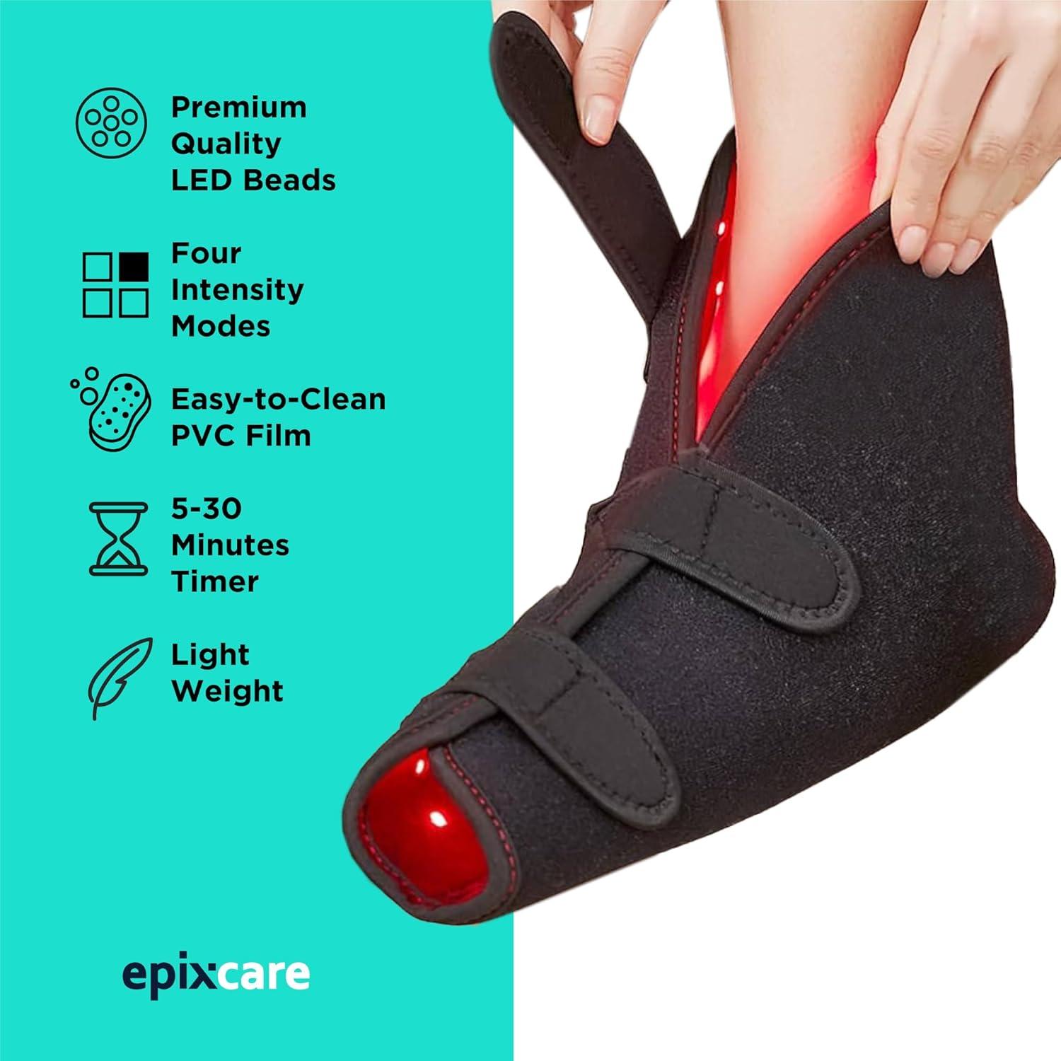 Terapia de Luz Infrarroja Roja EpixCare para Pies - Calcetines Térmicos