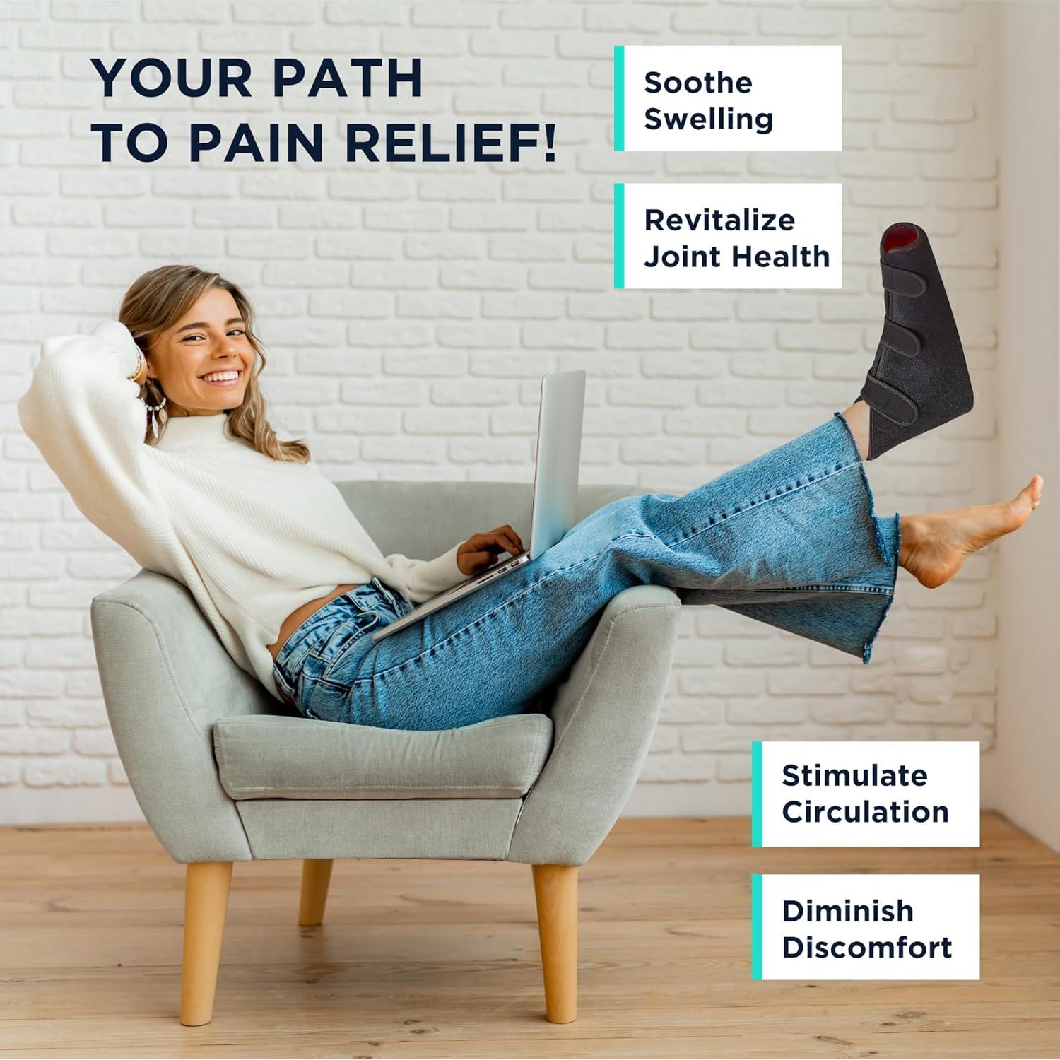 Terapia de Luz Infrarroja Roja EpixCare para Pies - Calcetines Térmicos