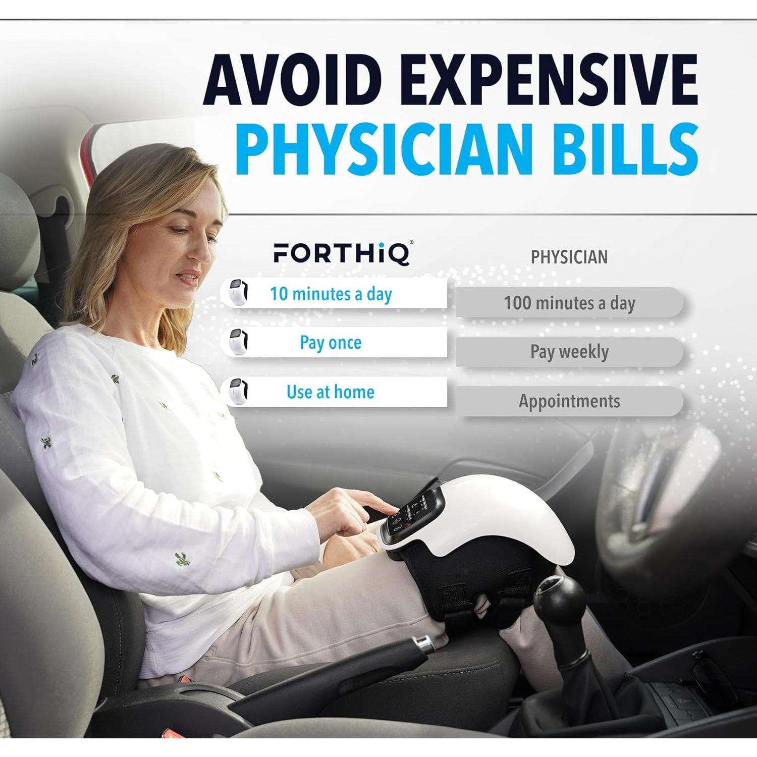 Masajeador de Rodilla FORTHiQ 3 en 1 Inalámbrico con Calor