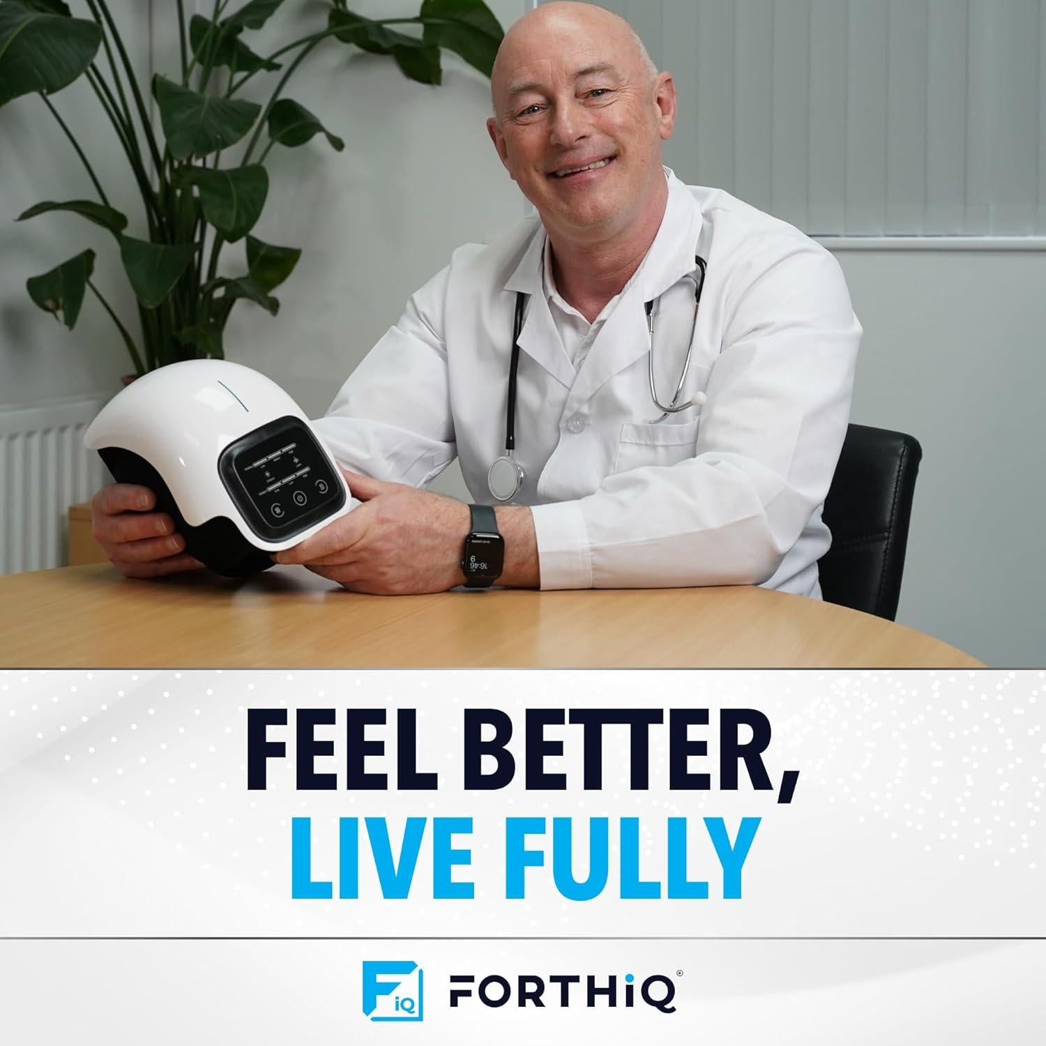 Masajeador de Rodilla FORTHiQ 3 en 1 Inalámbrico con Calor