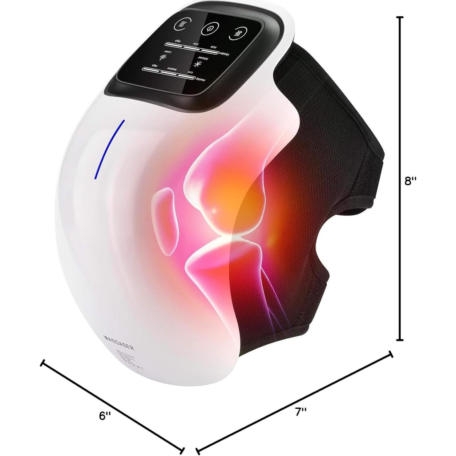 Masajeador de Rodilla FORTHiQ 3 en 1 Inalámbrico con Calor