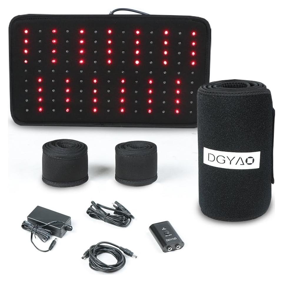 Cinturón de terapia de luz roja DGYAO para alivio del dolor