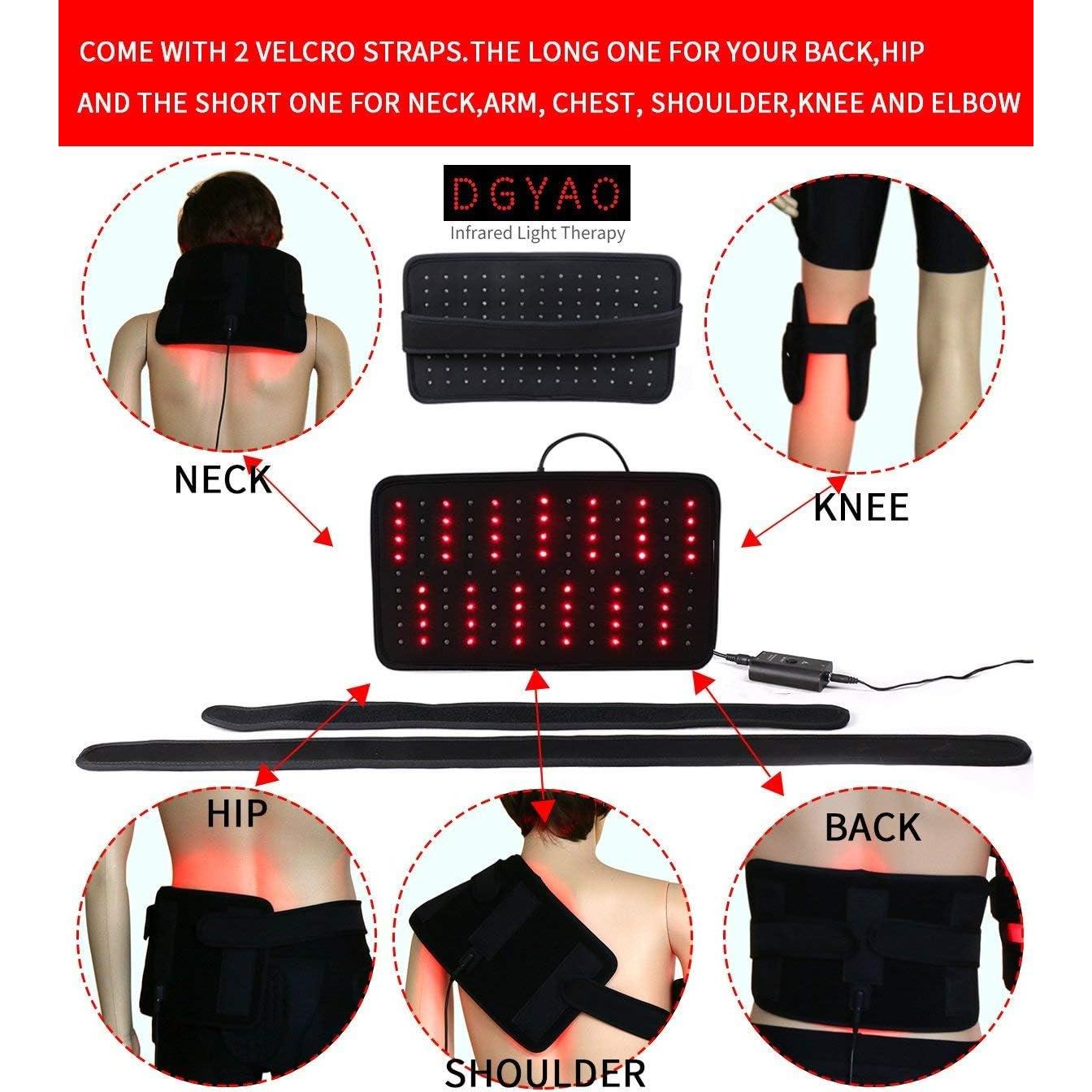 Cinturón de terapia de luz roja DGYAO para alivio del dolor