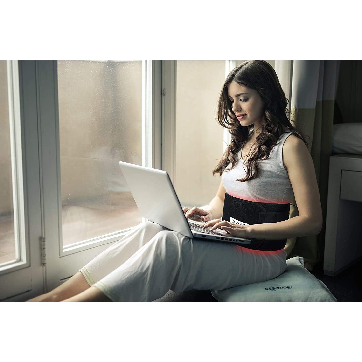 Cinturón de terapia de luz roja DGYAO para alivio del dolor